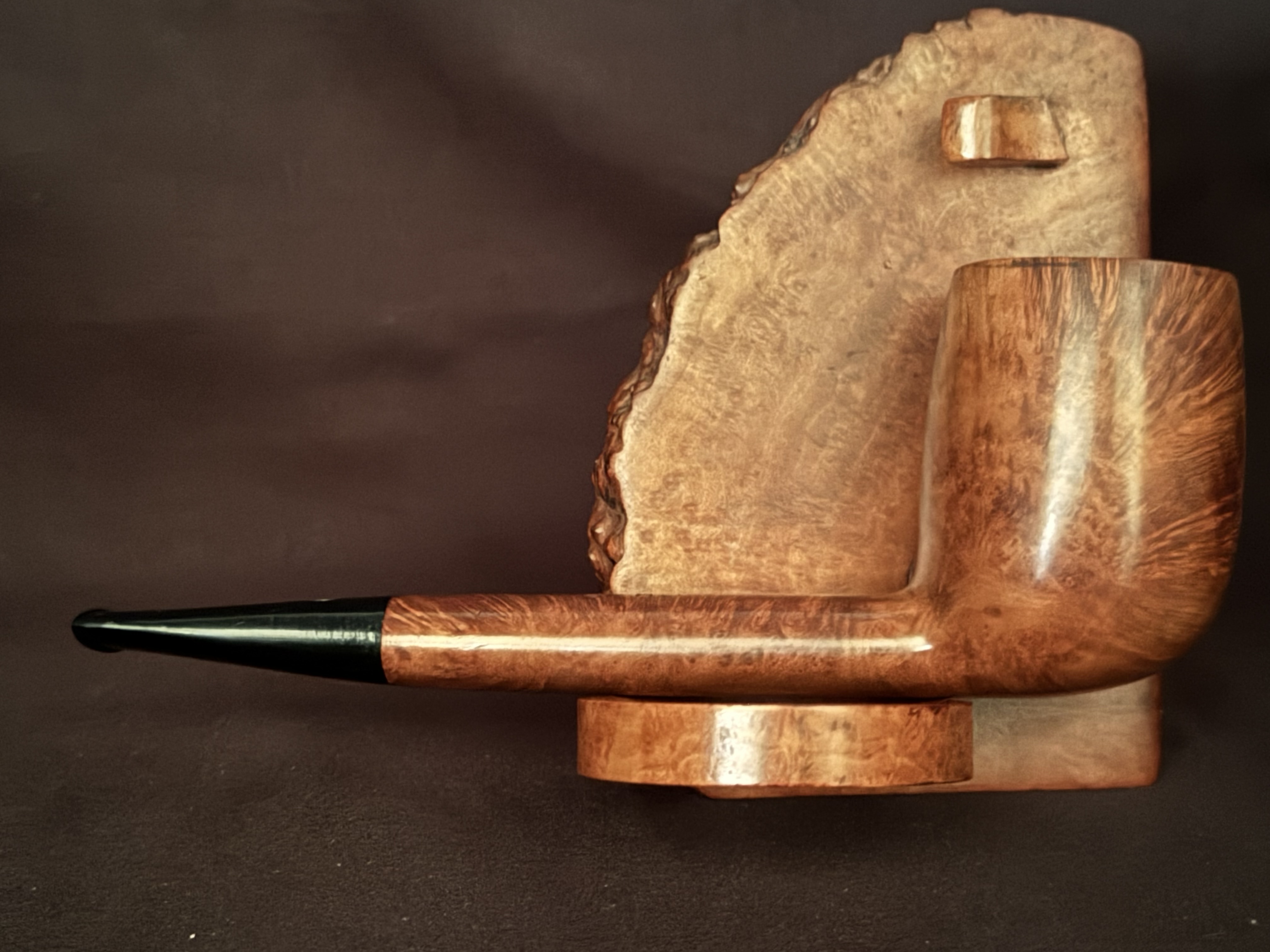 Chap Selection A 13 Straight Canadian Smooth Vulcanite Estate Pipe 4