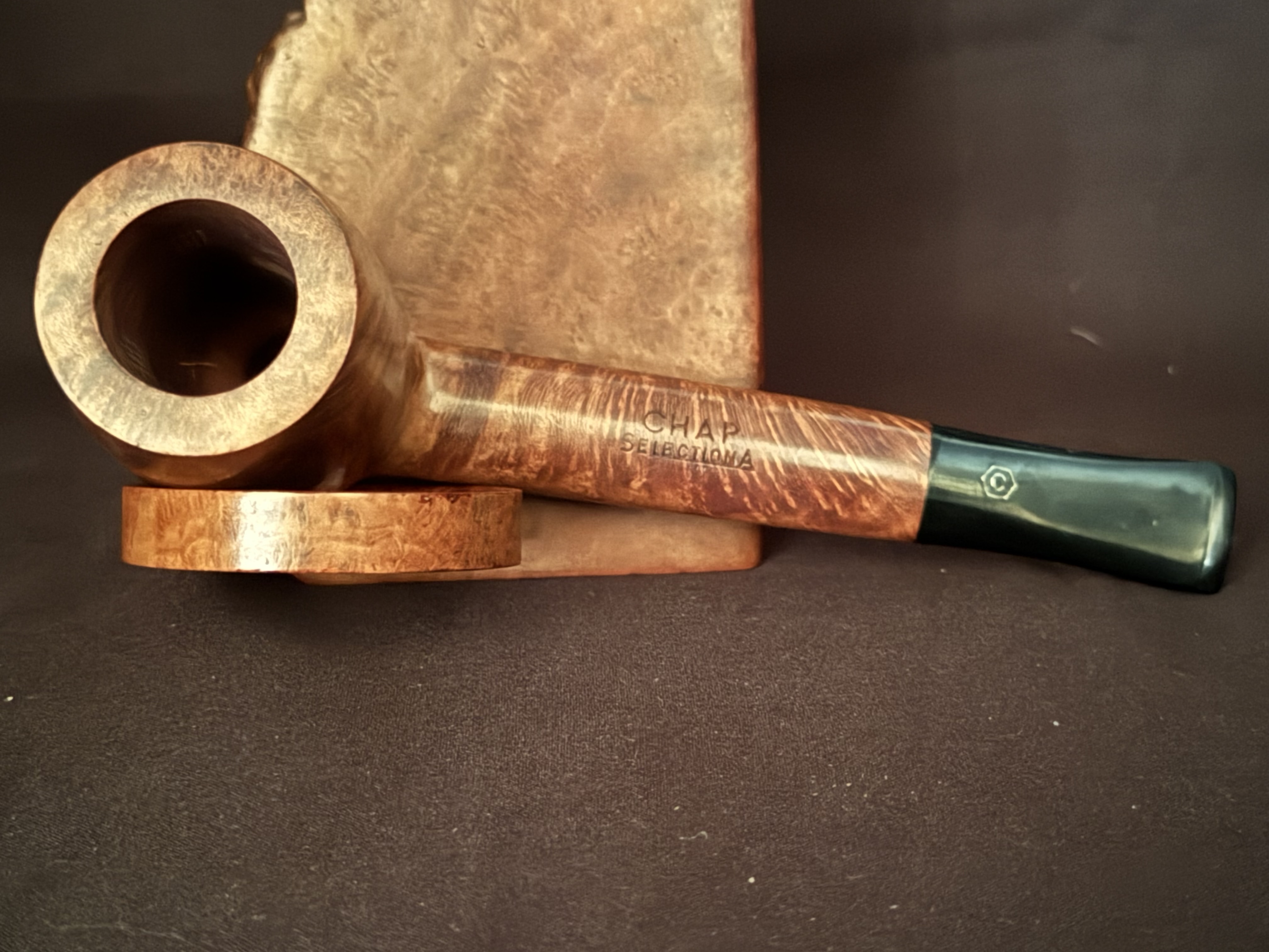 Chap Selection A 13 Straight Canadian Smooth Vulcanite Estate Pipe 5