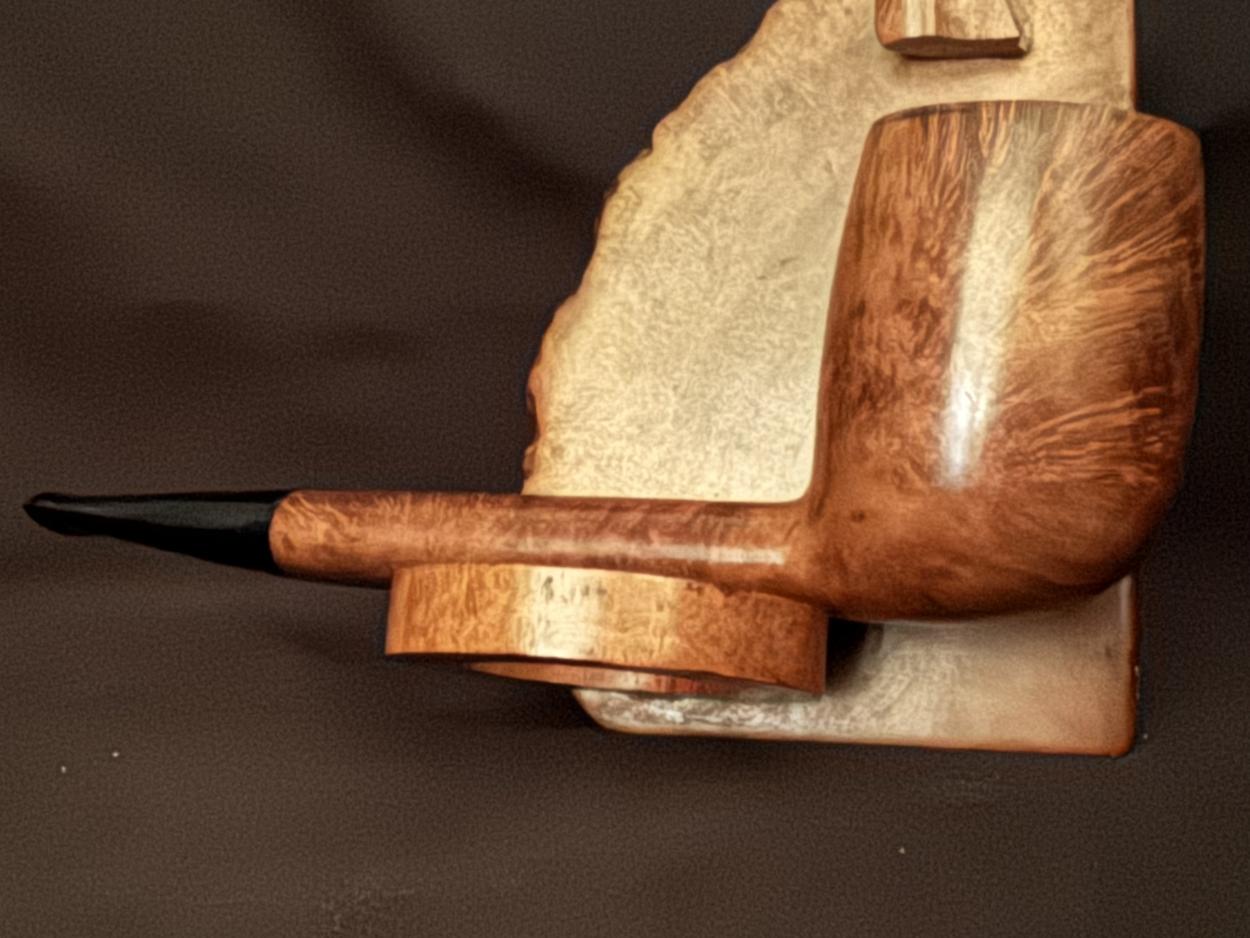 Chap Selection A 13 Straight Canadian Smooth Vulcanite Estate Pipe 7