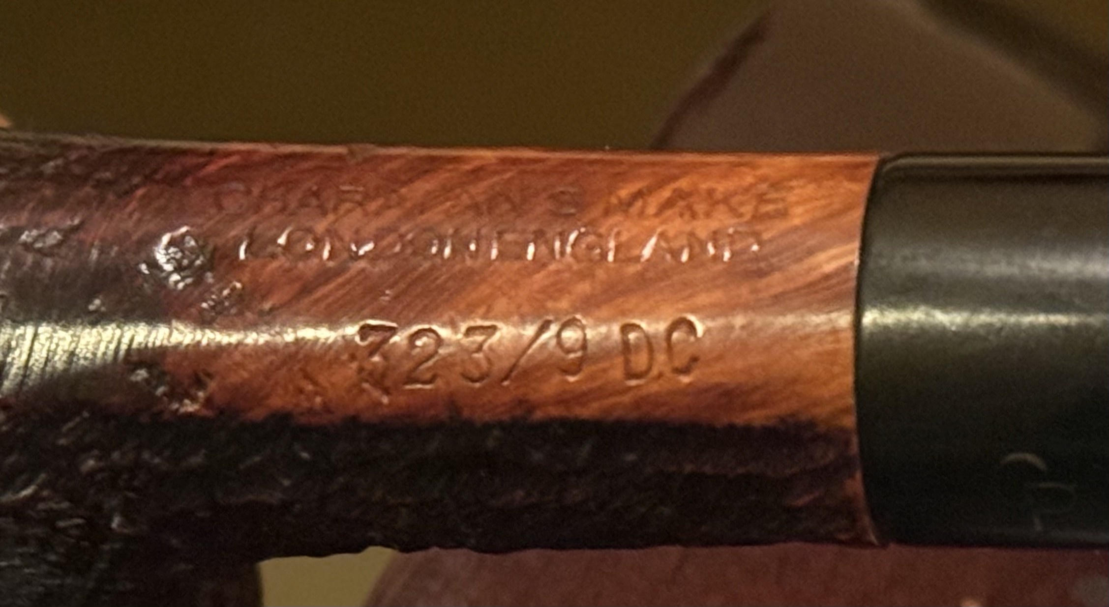 Charatan's Make Special Rhodesian 323/9DC Sandblast Estate Pipe, 1955-1980 8