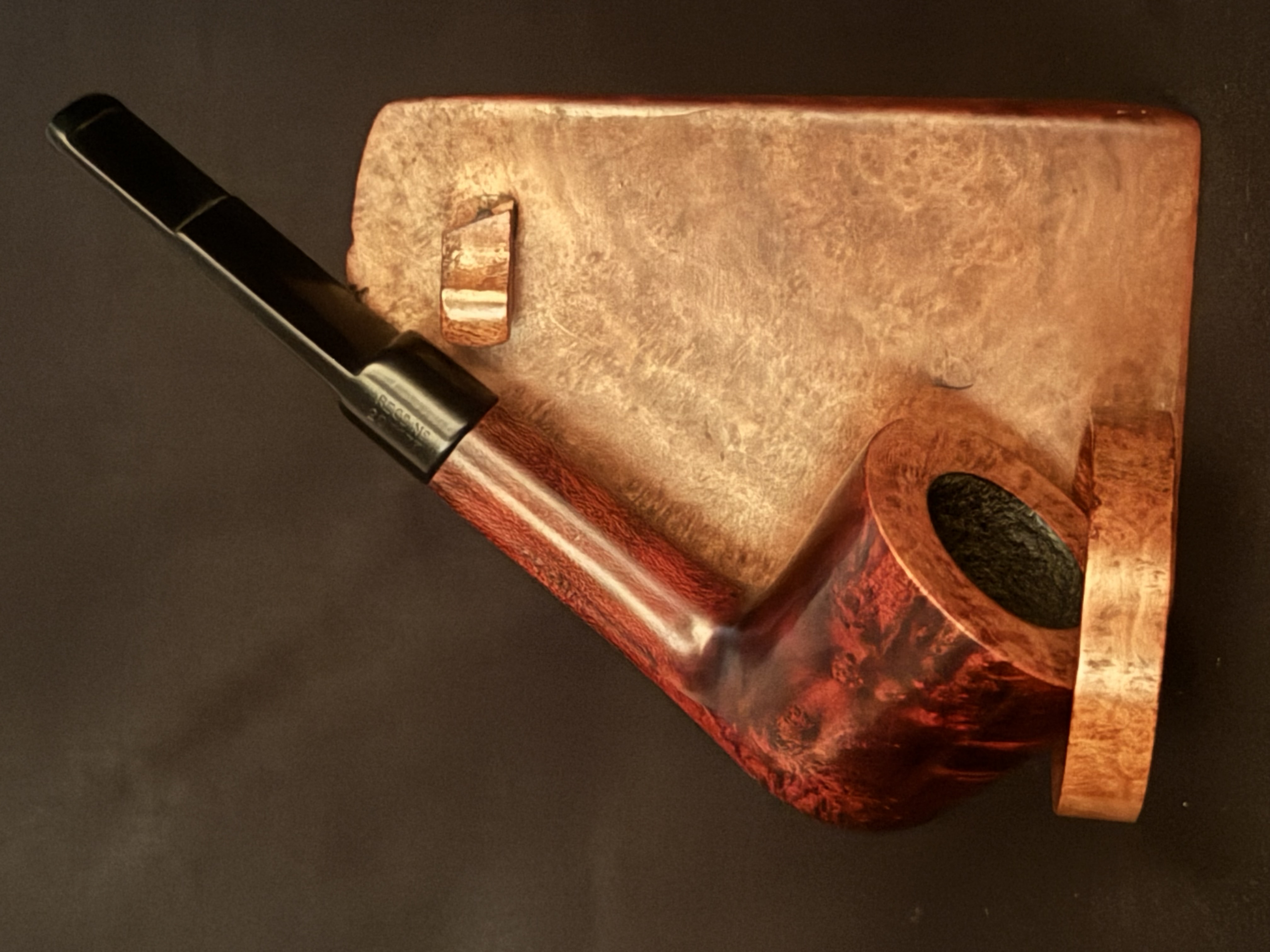 Charatan's Make London England Belvedere 333DC Smooth Straight Dublin Vulcanite Estate Pipe 2