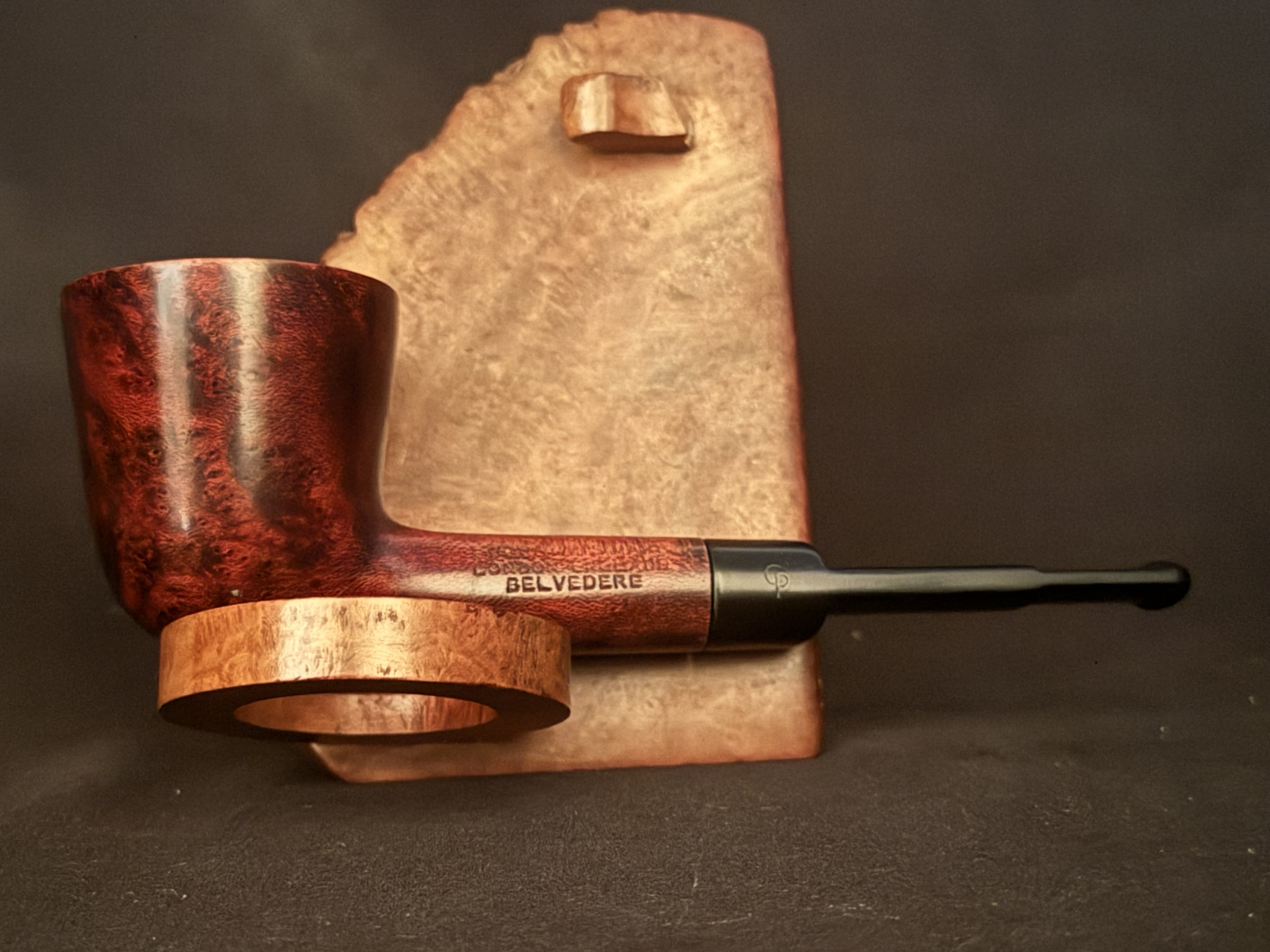 Charatan's Make London England Belvedere 333DC Smooth Straight Dublin Vulcanite Estate Pipe 4
