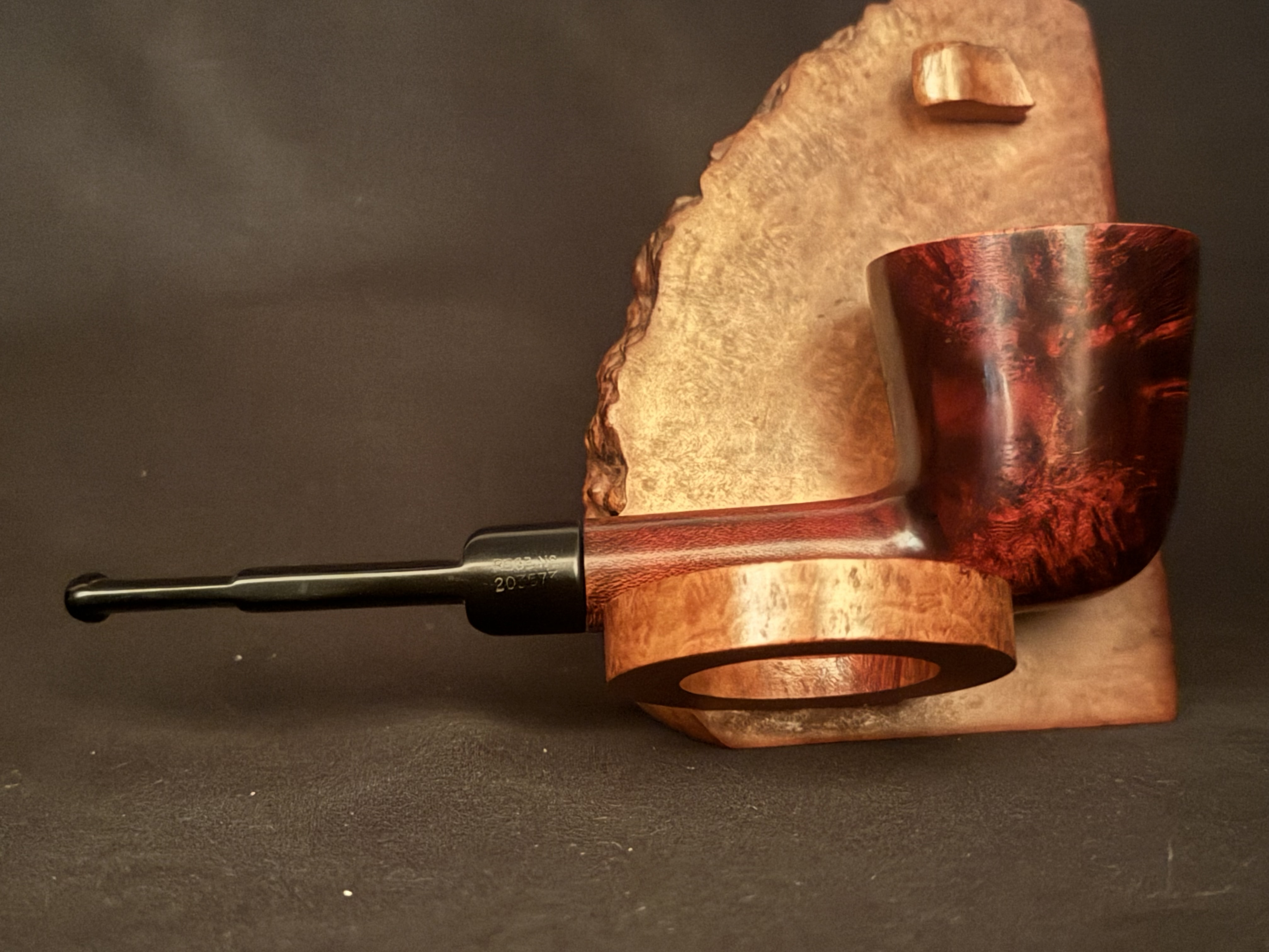 Charatan's Make London England Belvedere 333DC Smooth Straight Dublin Vulcanite Estate Pipe 5