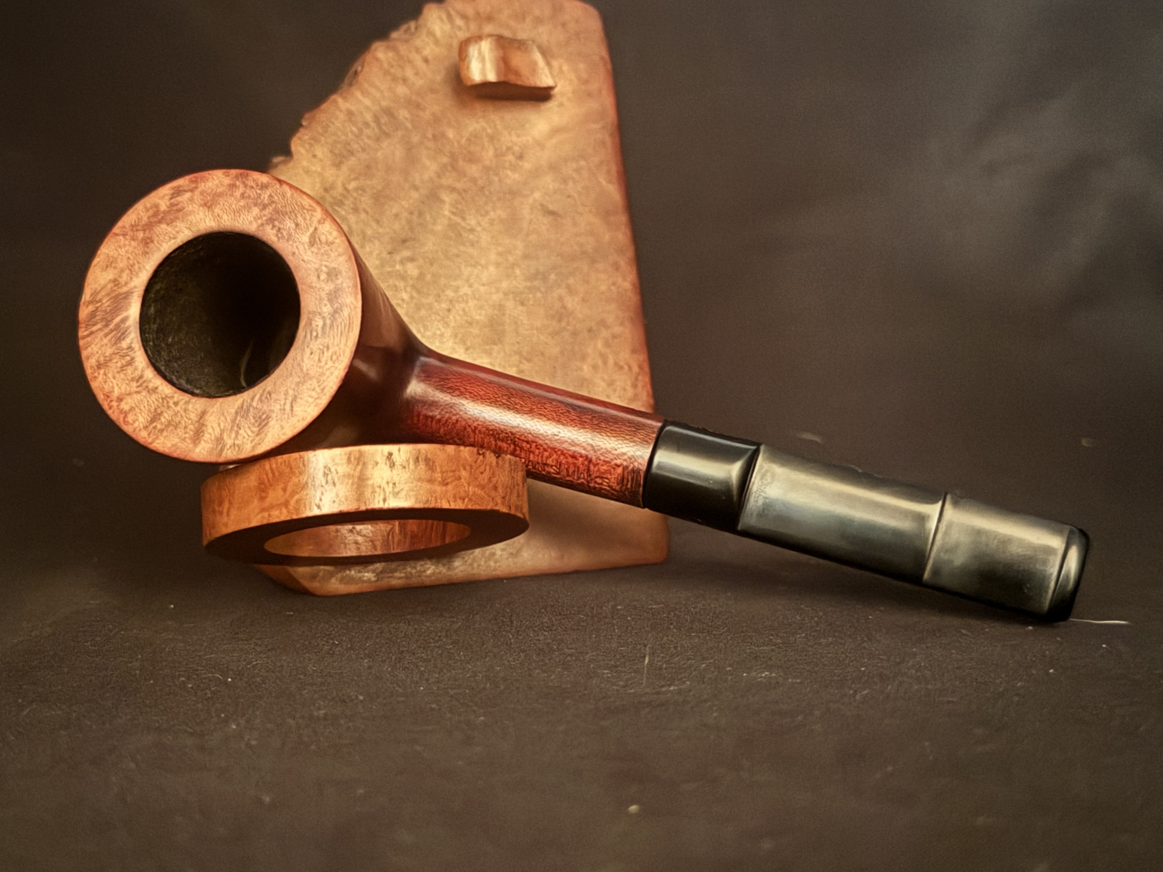Charatan's Make London England Belvedere 333DC Smooth Straight Dublin Vulcanite Estate Pipe 6