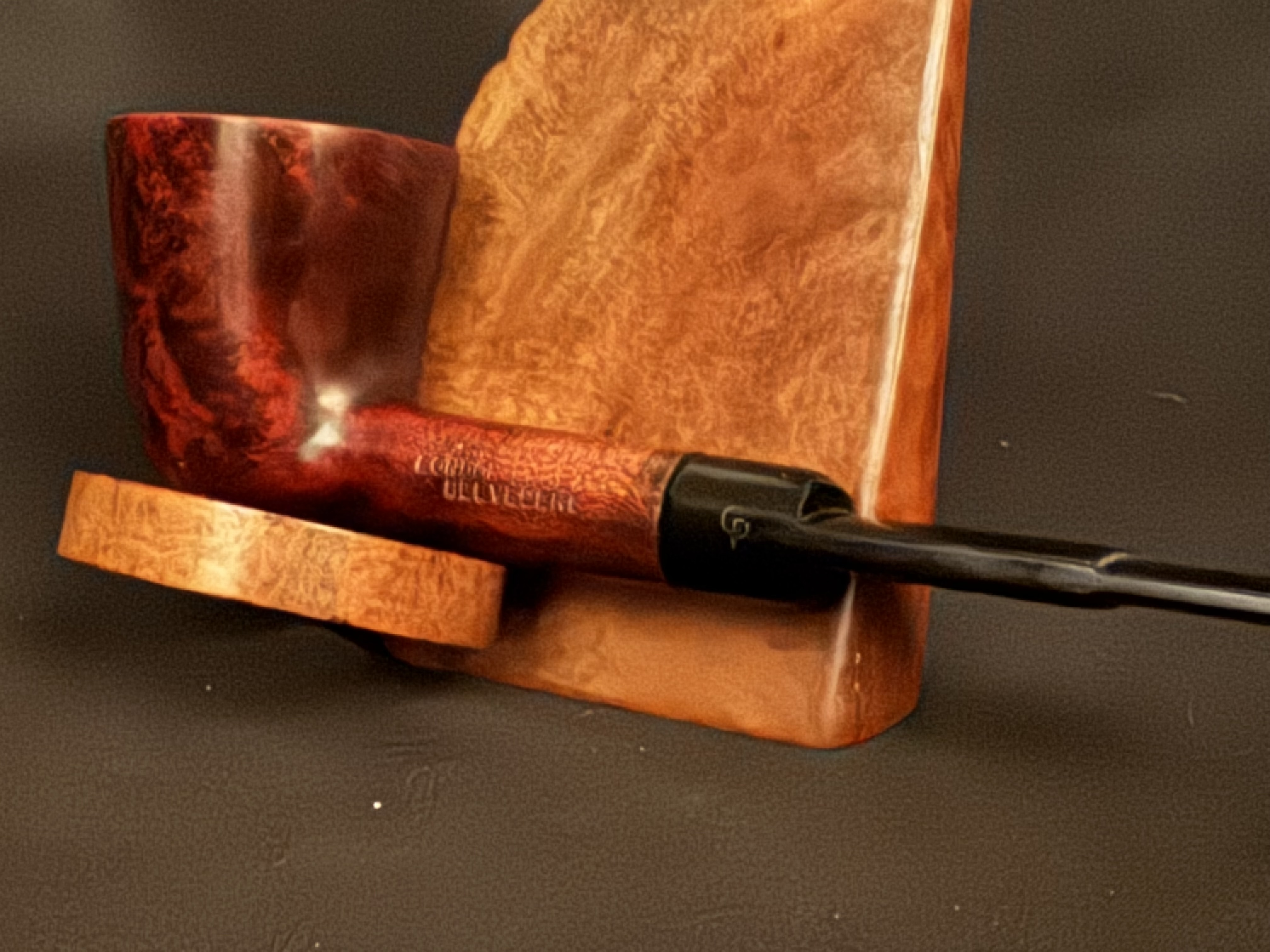 Charatan's Make London England Belvedere 333DC Smooth Straight Dublin Vulcanite Estate Pipe 9