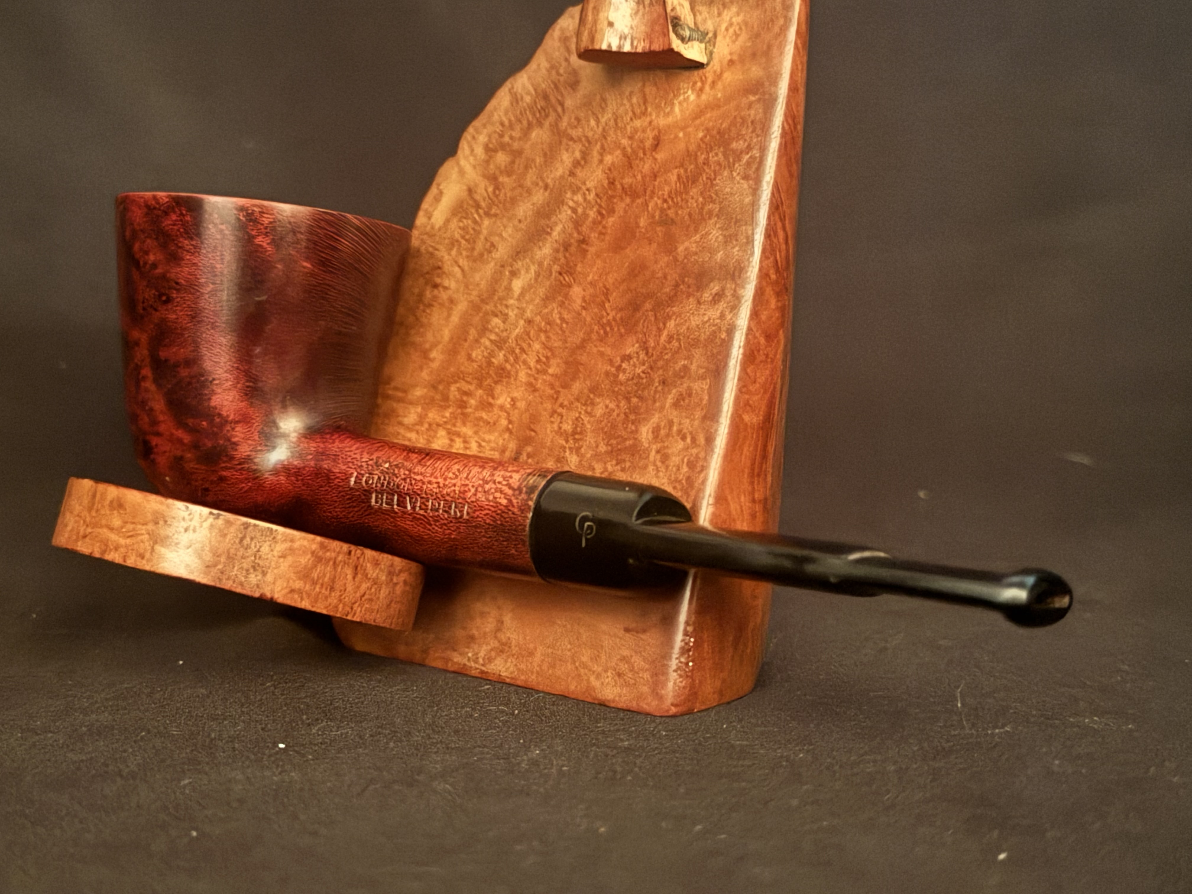 Charatan's Make London England Belvedere 333DC Smooth Straight Dublin Vulcanite Estate Pipe 10
