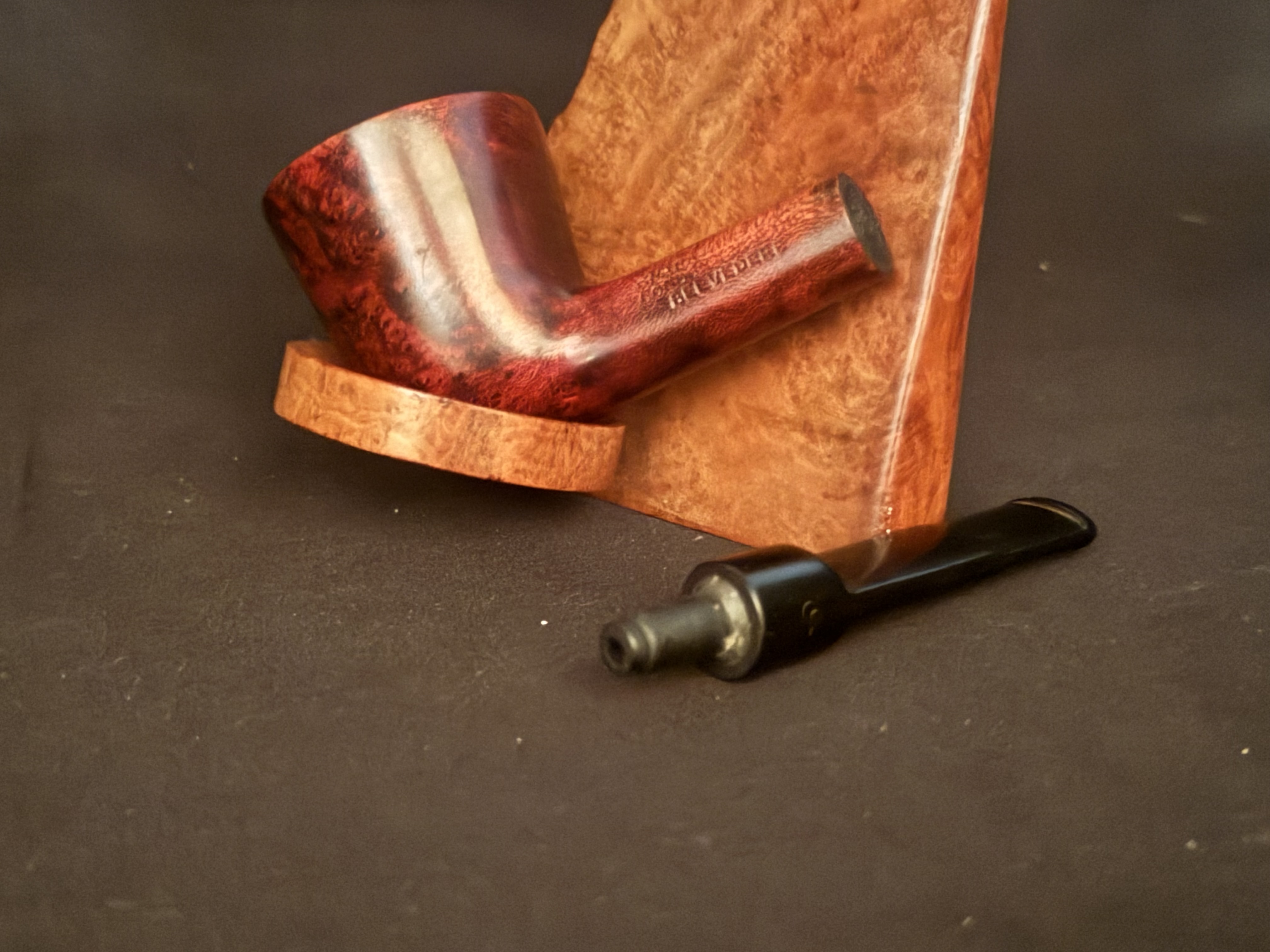 Charatan's Make London England Belvedere 333DC Smooth Straight Dublin Vulcanite Estate Pipe 11