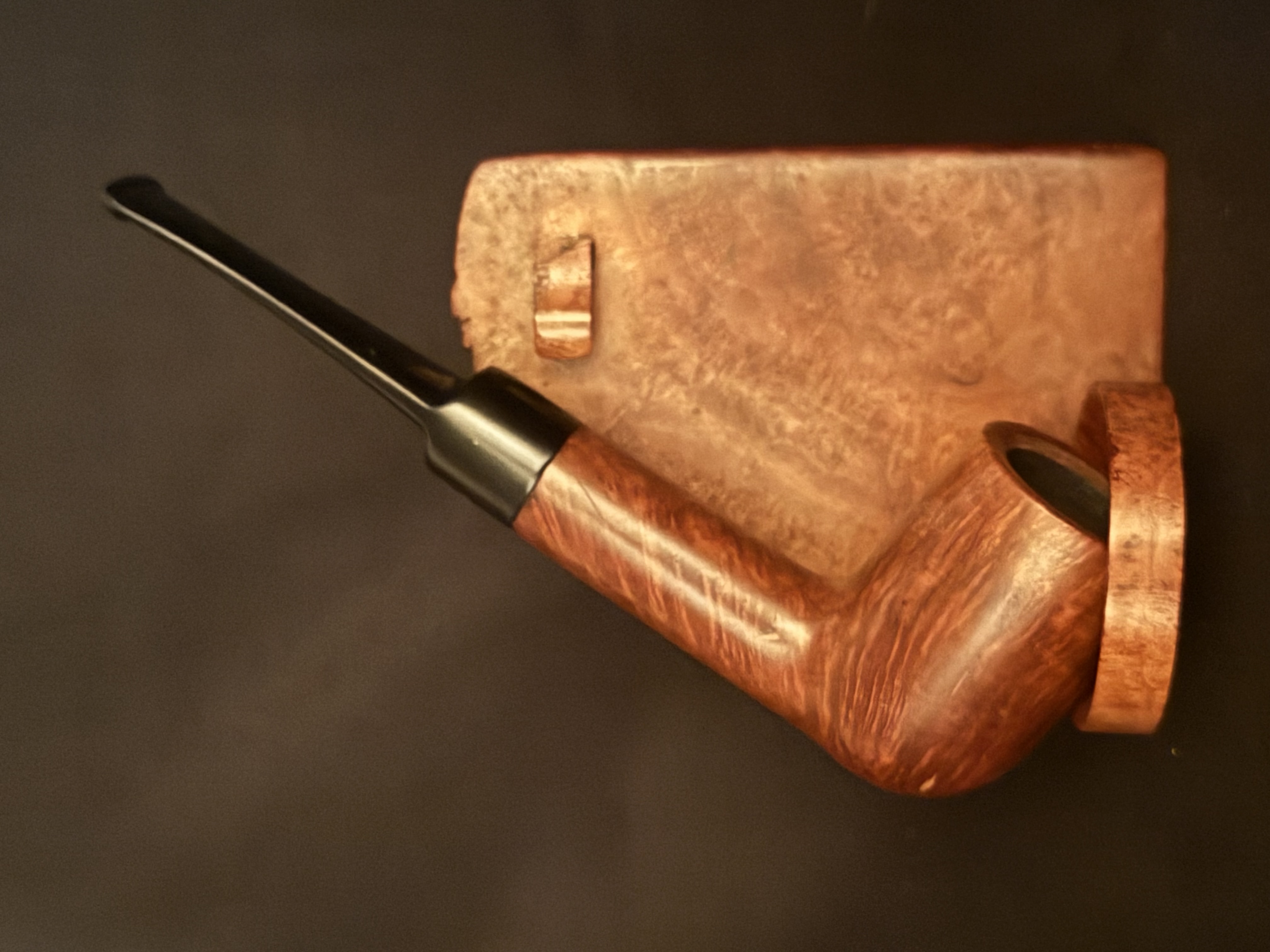 Chateau Filter 'S' 071 Straight Billiard Vulcanite Vulcanite Estate Pipe 2