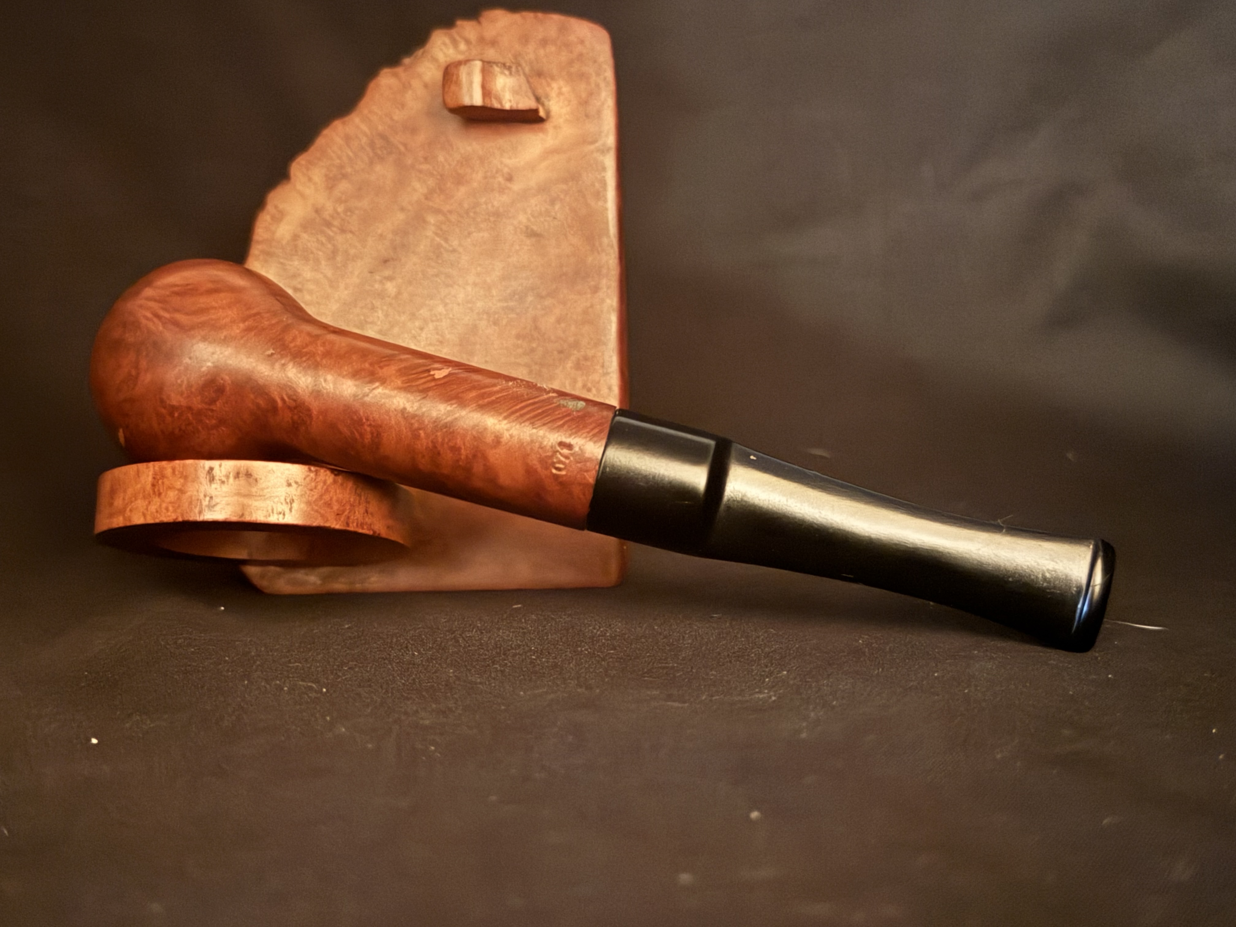 Chateau Filter 'S' 071 Straight Billiard Vulcanite Vulcanite Estate Pipe 6