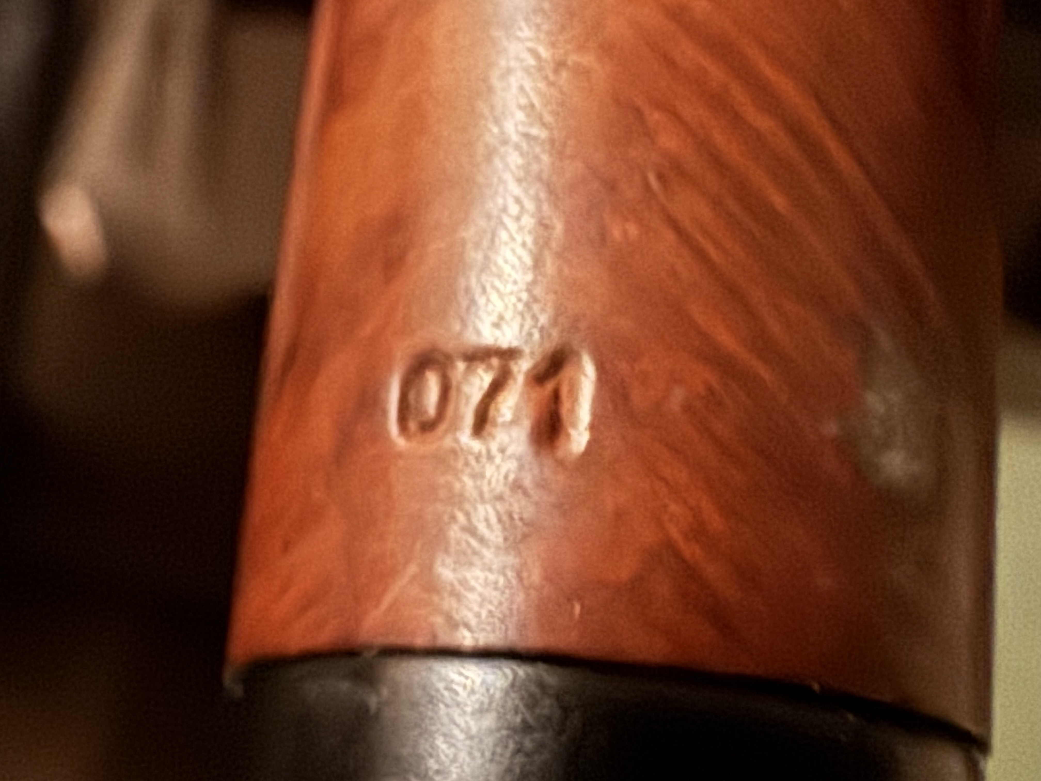 Chateau Filter 'S' 071 Straight Billiard Vulcanite Vulcanite Estate Pipe 11