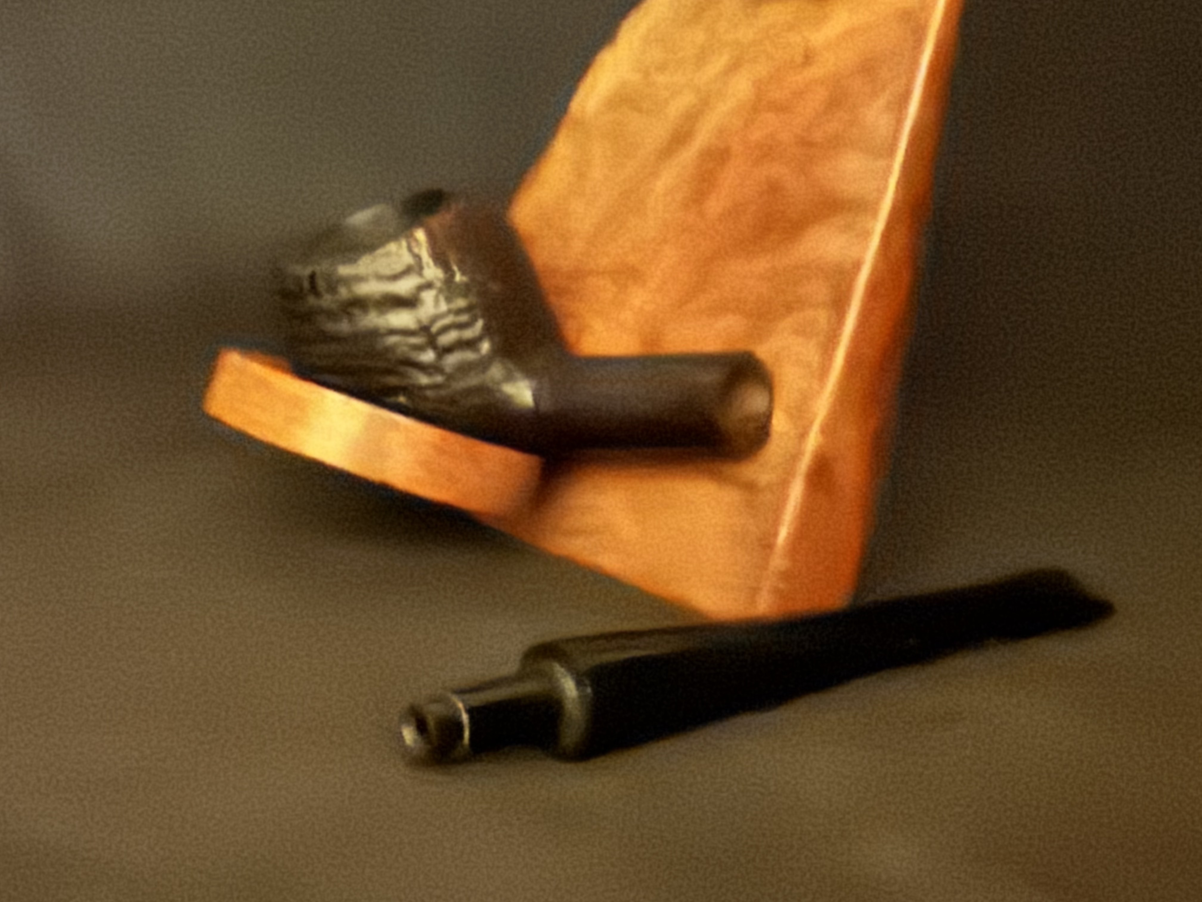 Prince of Was London Made Real Sandblast PR-815 - Straight Prince Apple Pot Estate Pipe 3