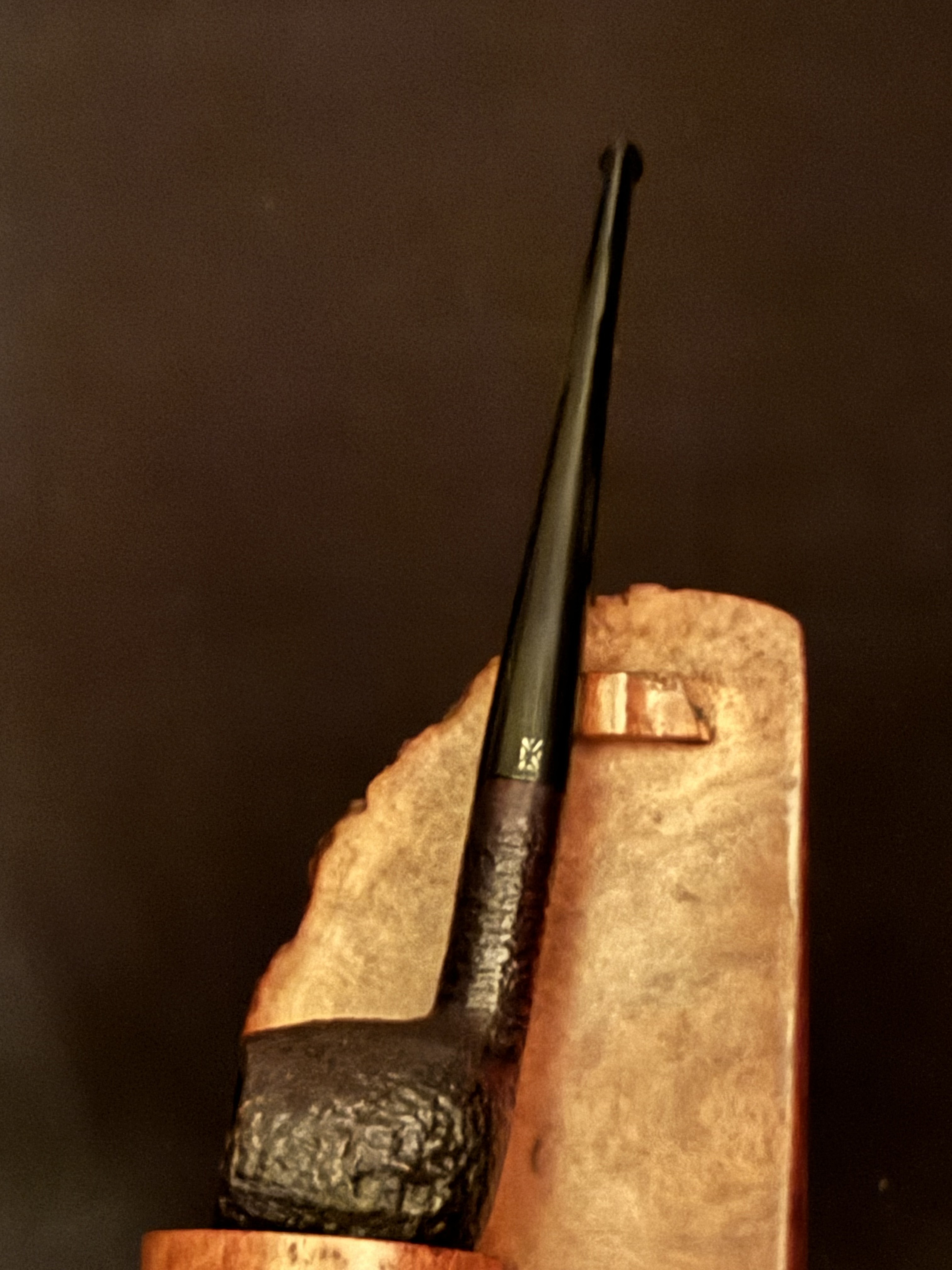 Prince of Was London Made Real Sandblast PR-815 - Straight Prince Apple Pot Estate Pipe 5