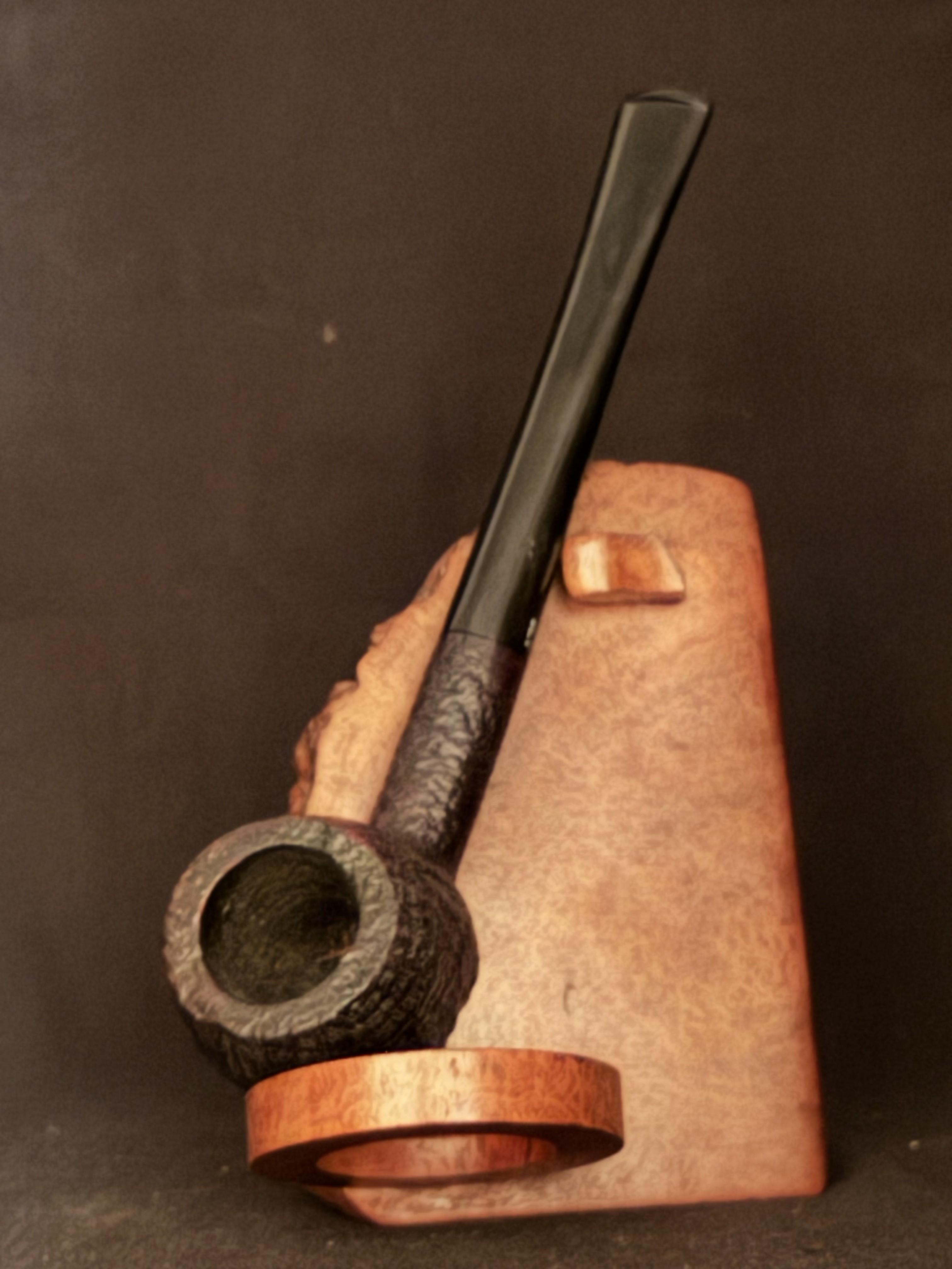 Prince of Was London Made Real Sandblast PR-815 - Straight Prince Apple Pot Estate Pipe 6