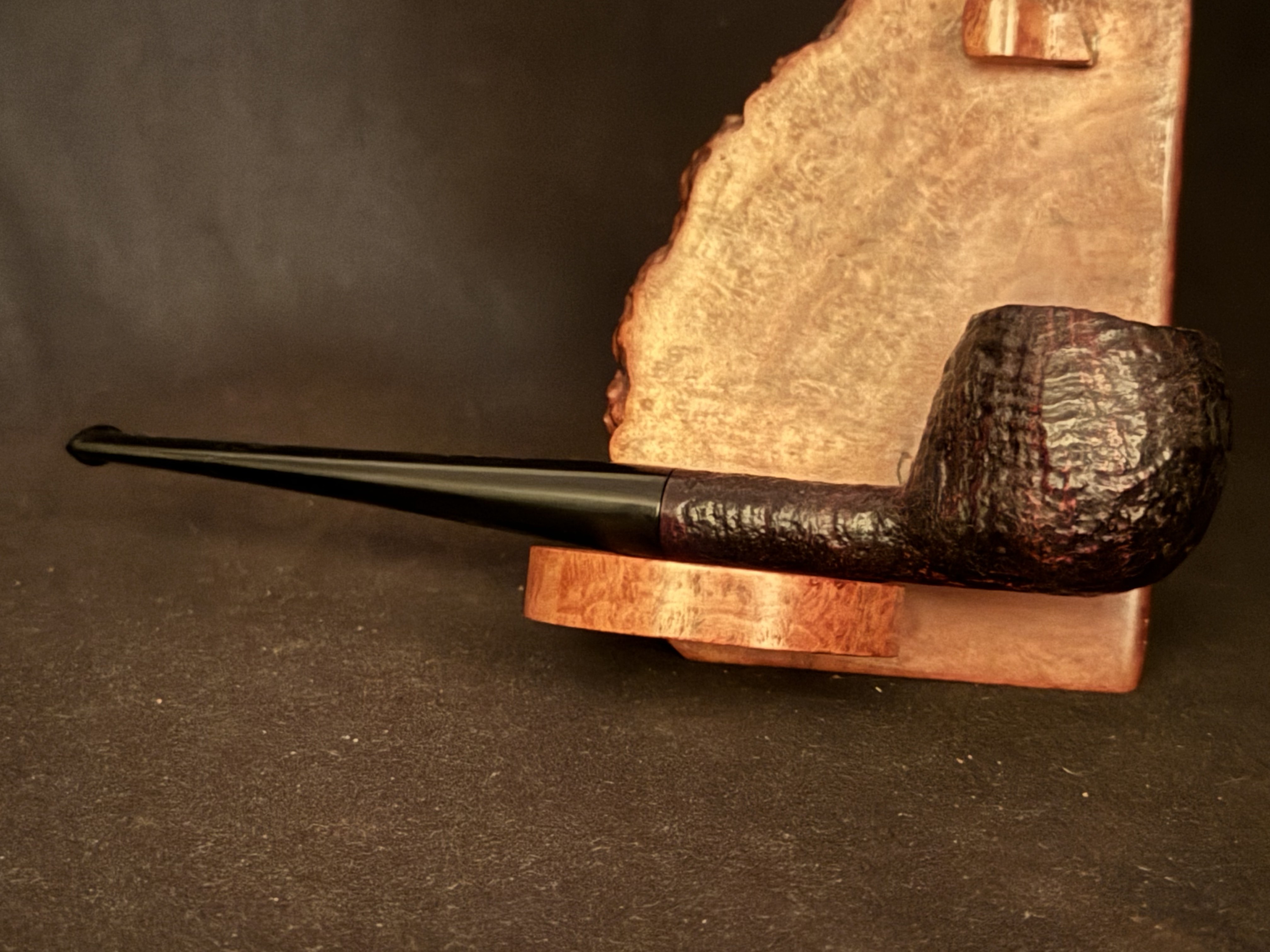 Prince of Was London Made Real Sandblast PR-815 - Straight Prince Apple Pot Estate Pipe 7