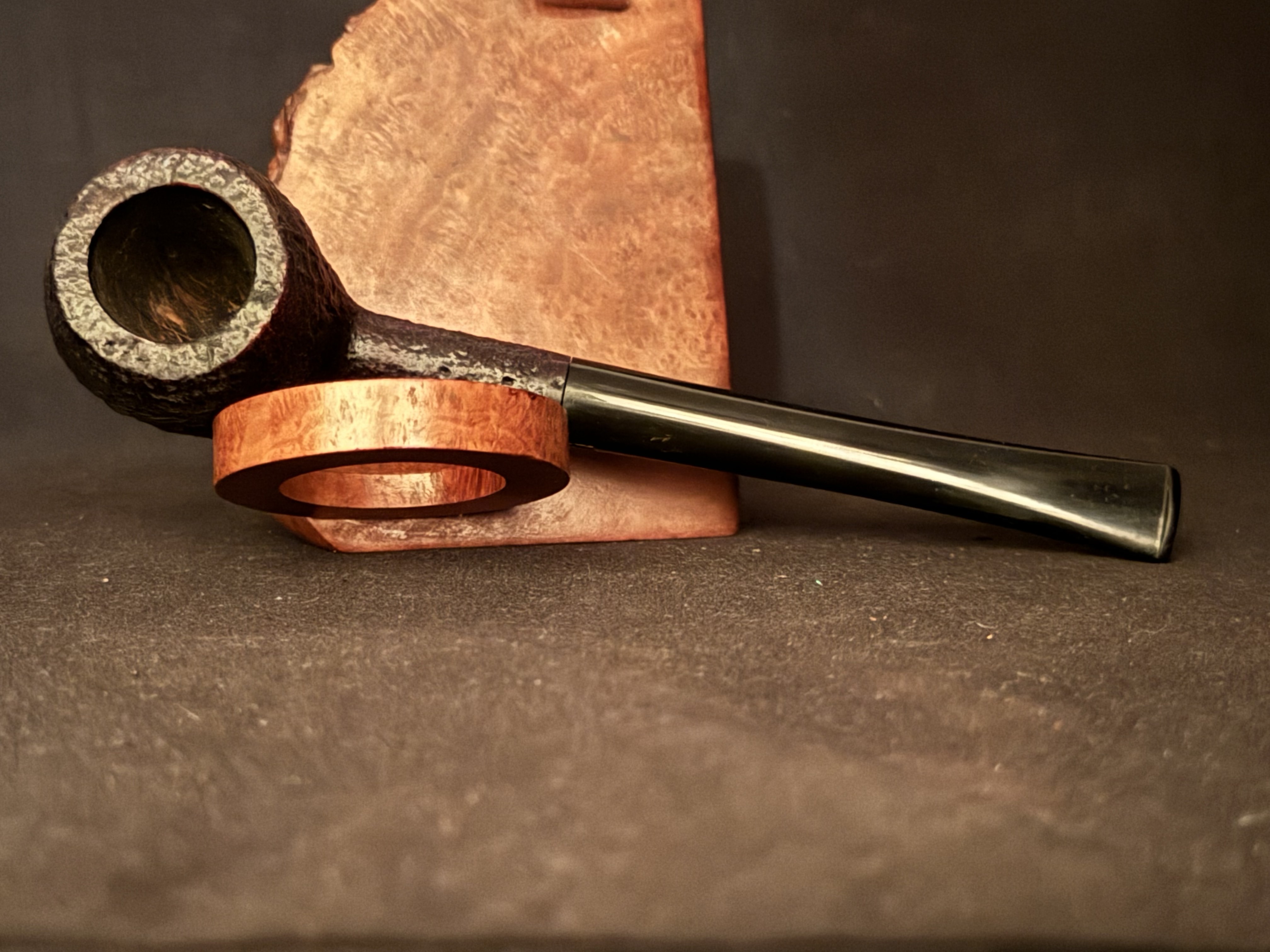 Prince of Was London Made Real Sandblast PR-815 - Straight Prince Apple Pot Estate Pipe 8