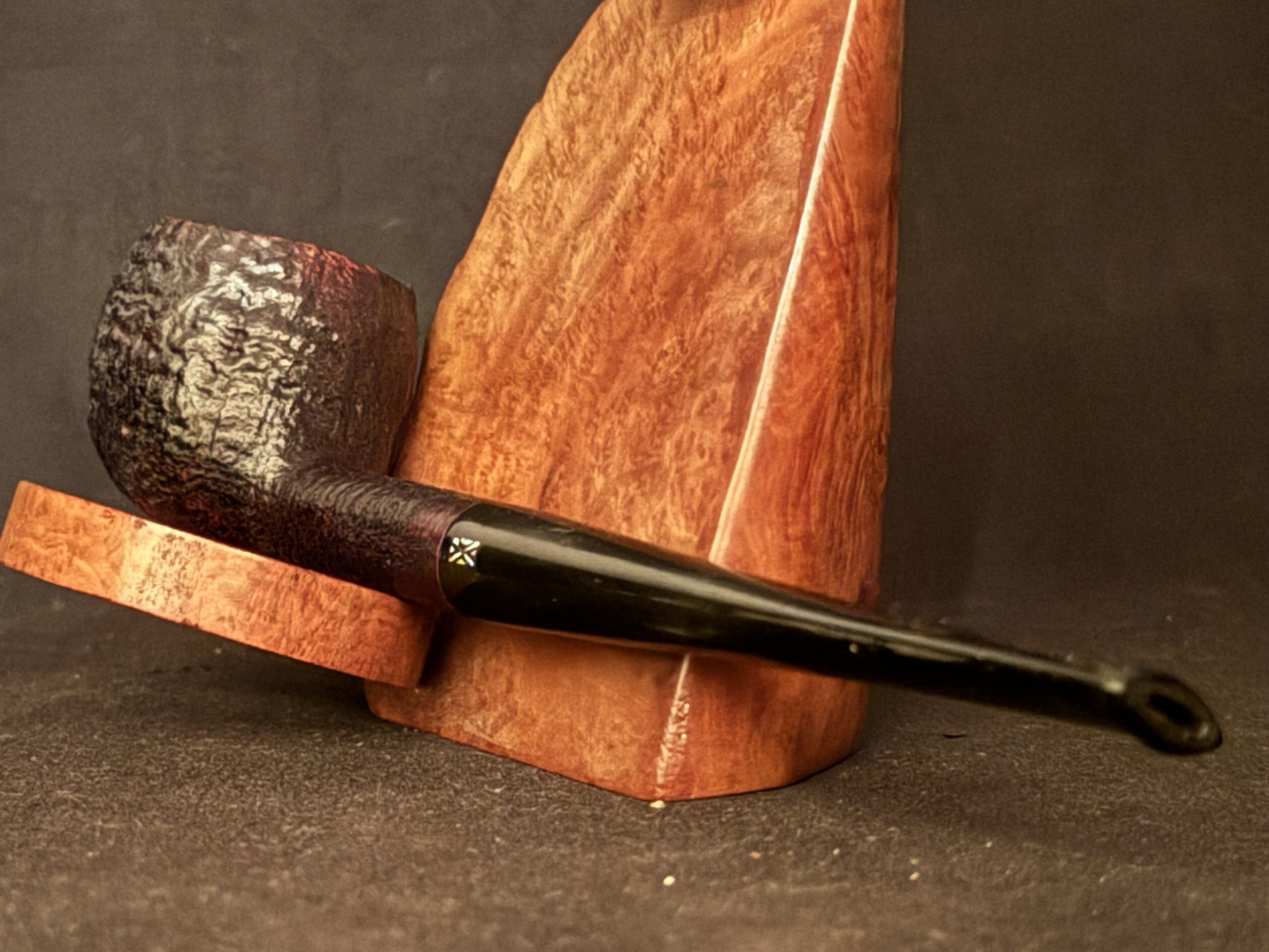 Prince of Was London Made Real Sandblast PR-815 - Straight Prince Apple Pot Estate Pipe 11