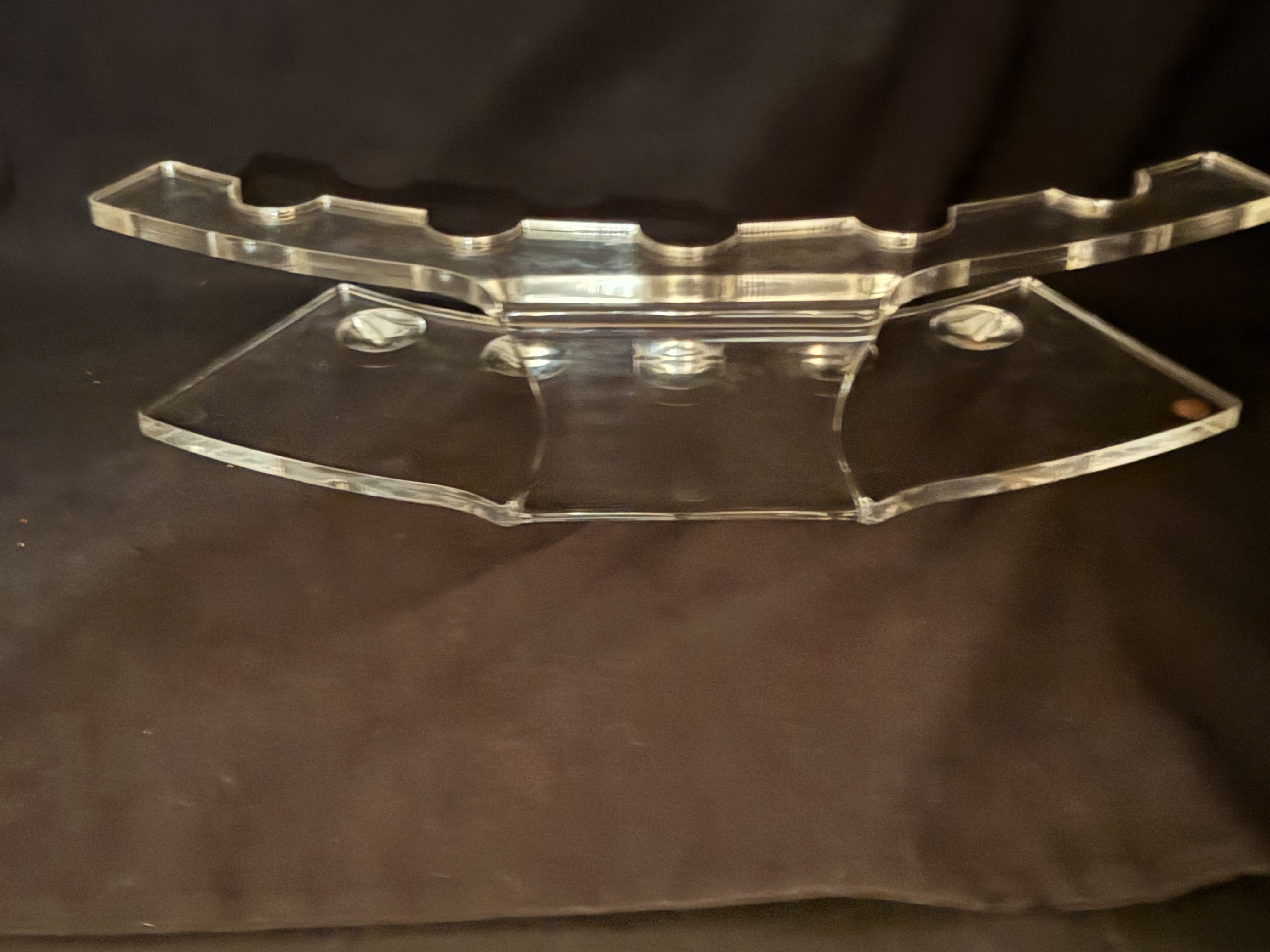 Clear Acrylic Pipe Holder Pre Used Good Condition 4