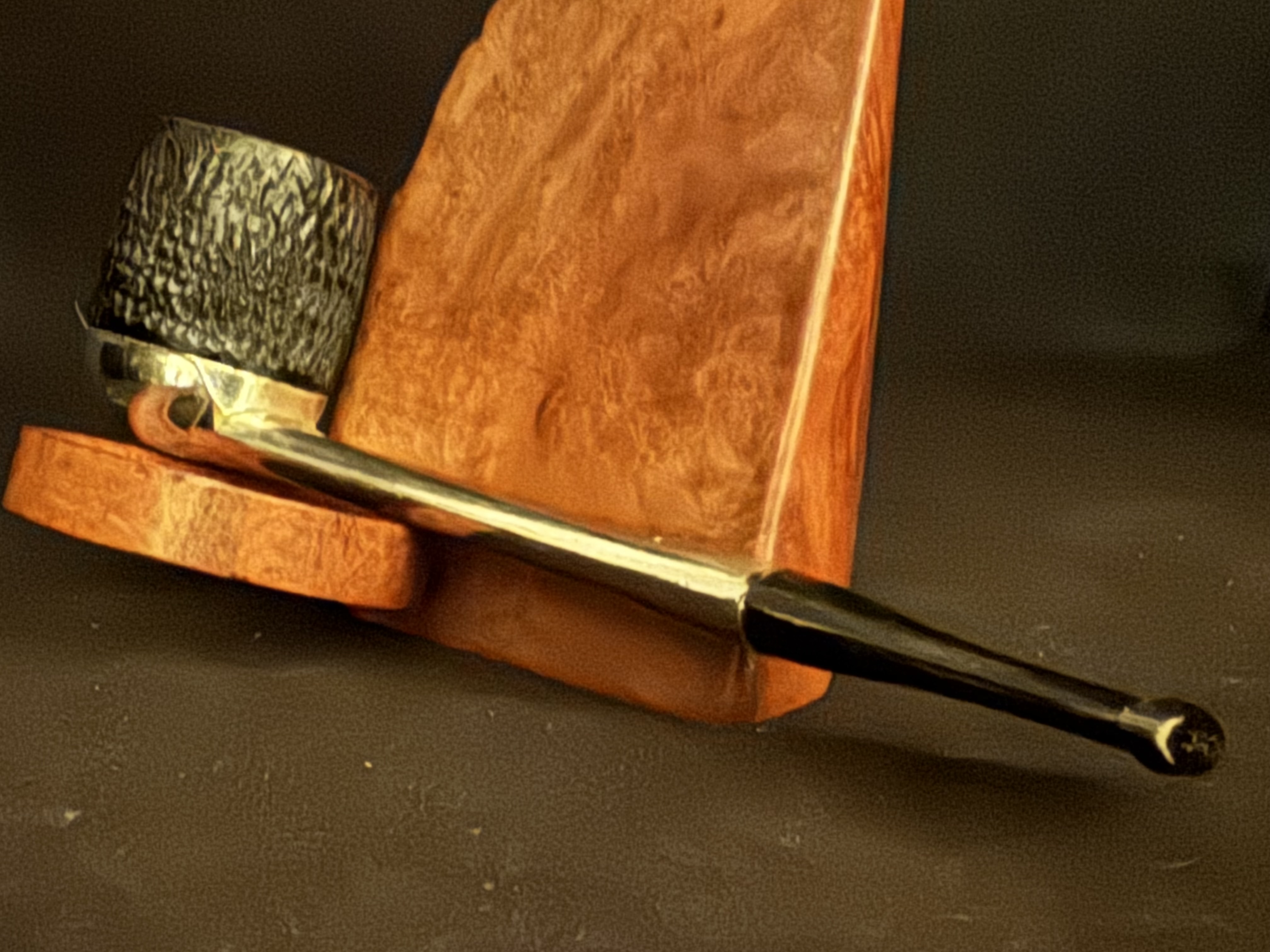 Vintage Coolmaster Nylon Biteproof Double Bore Briar Bowl Meerschaum Insert Pipe 8