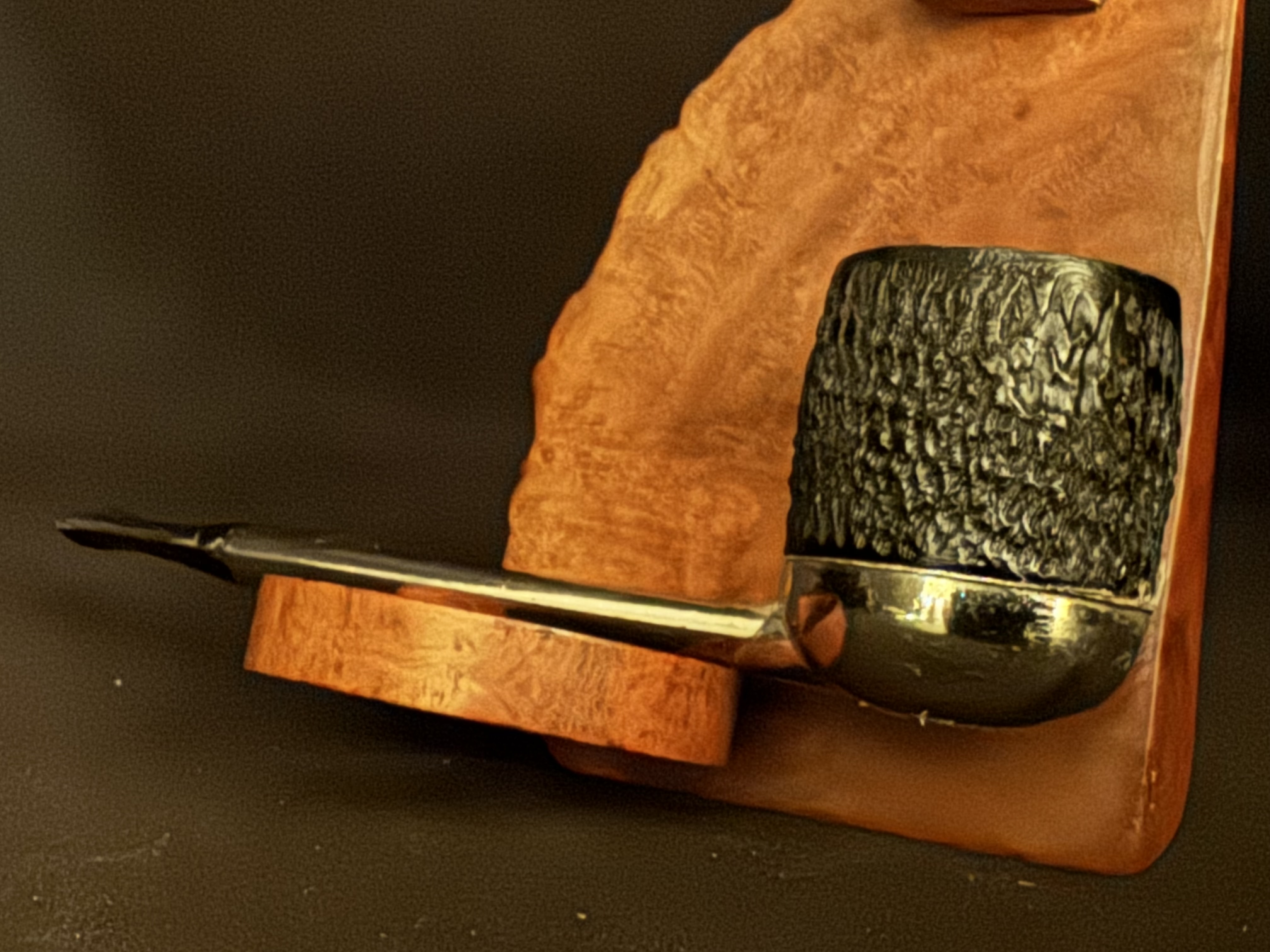 Vintage Coolmaster Nylon Biteproof Double Bore Briar Bowl Meerschaum Insert Pipe 9