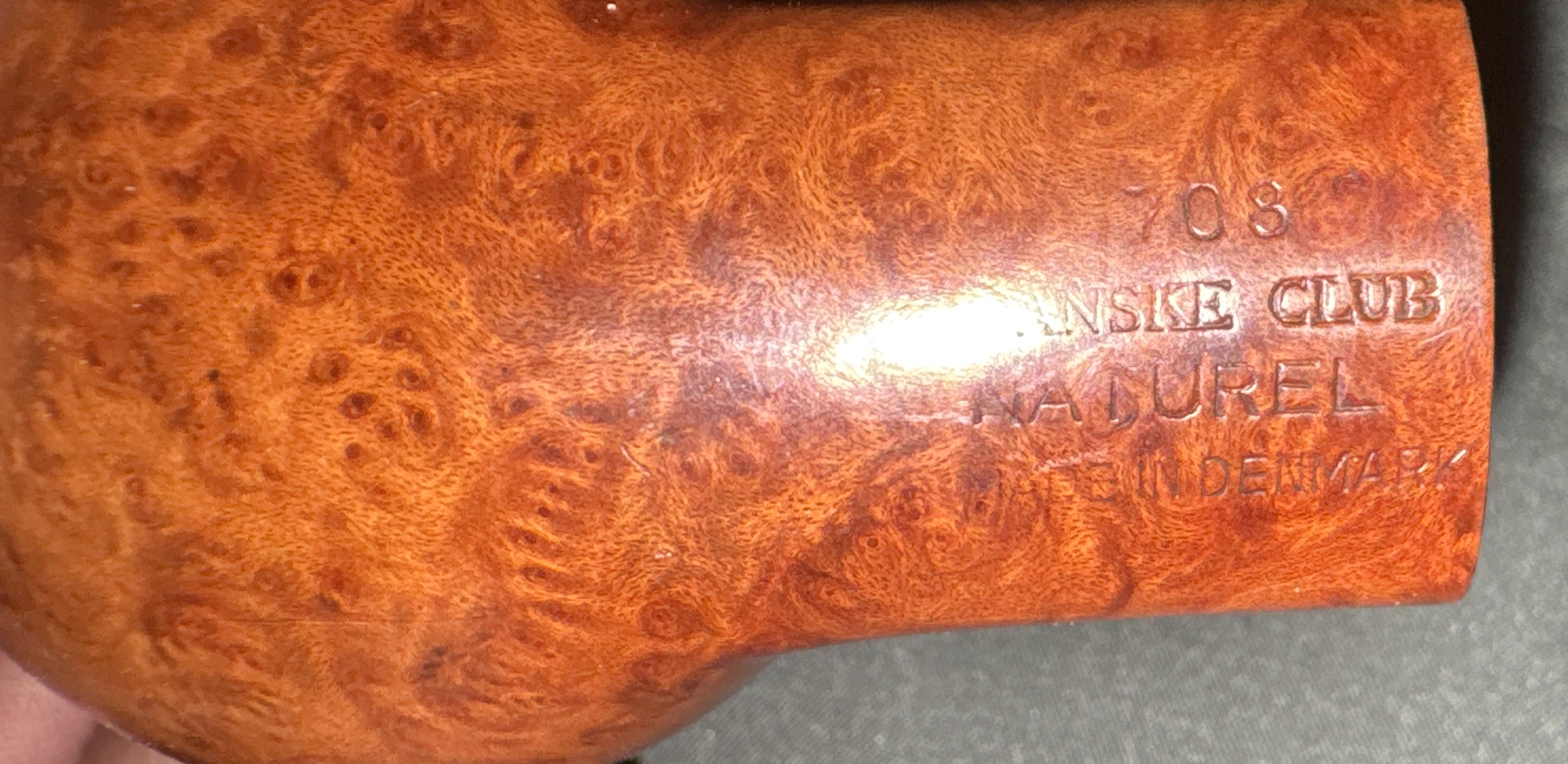 Danske Club Naturel Billiard 708 Smooth Estate Pipe Denmark 10