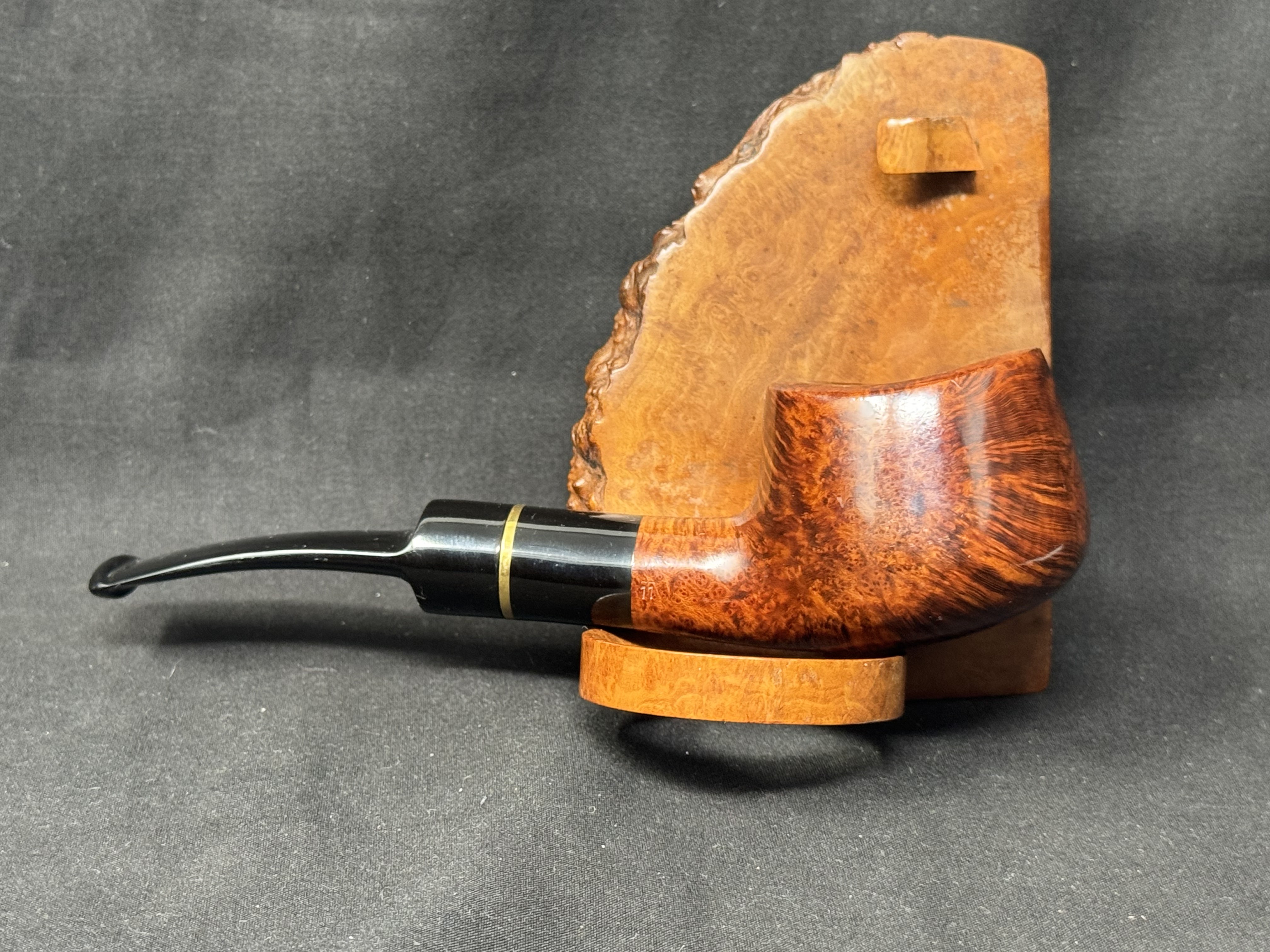 Danske Club Naturel Estate Billiard Pair - Danish Briar Pipe - Brown 3