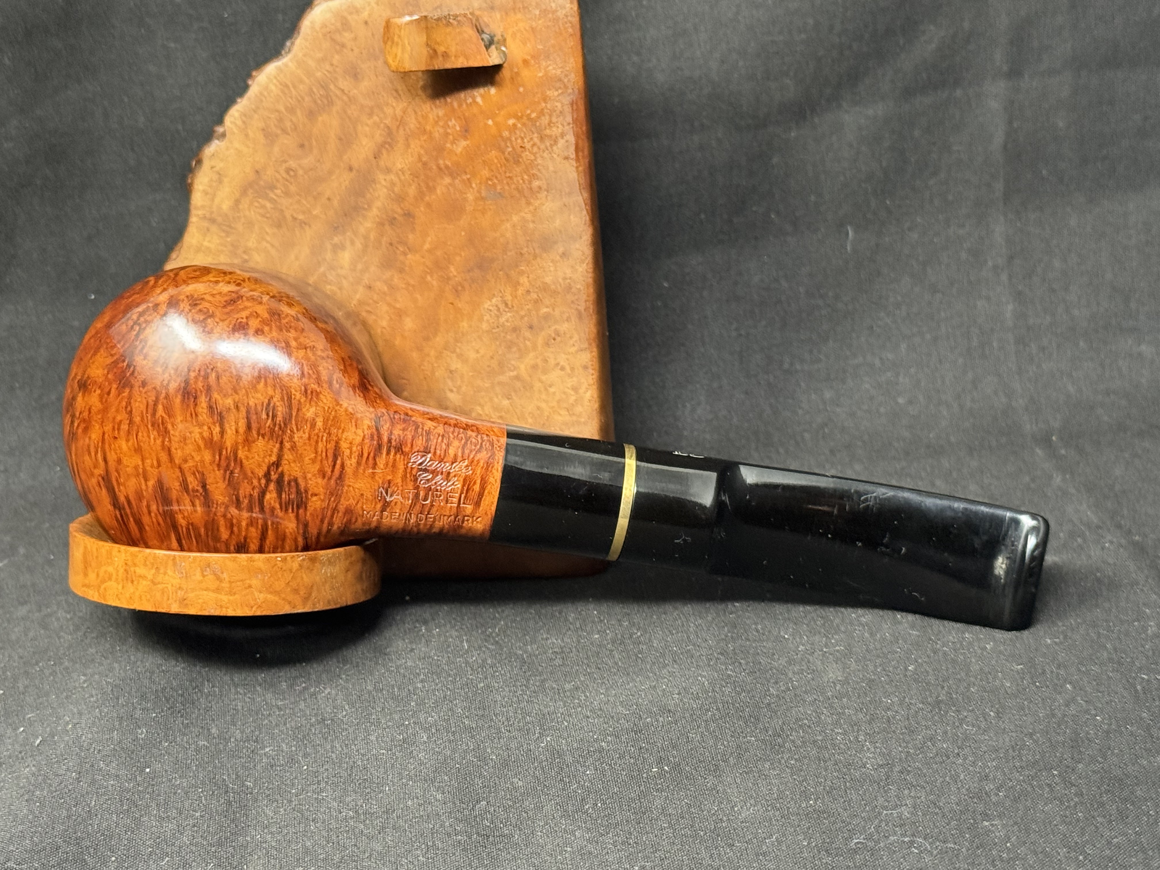 Danske Club Naturel Estate Billiard Pair - Danish Briar Pipe - Brown 6