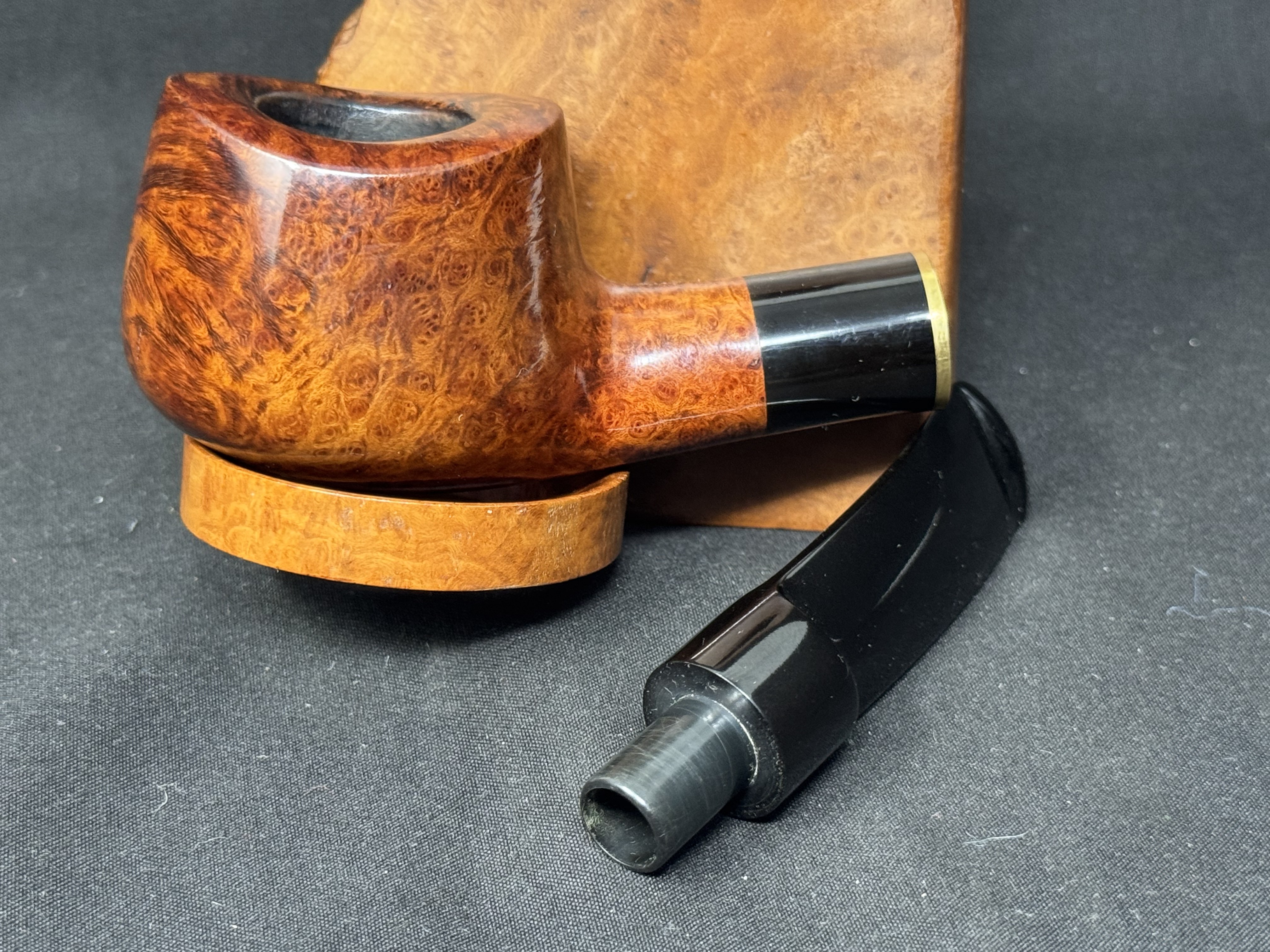 Danske Club Naturel Estate Billiard Pair - Danish Briar Pipe - Brown 9