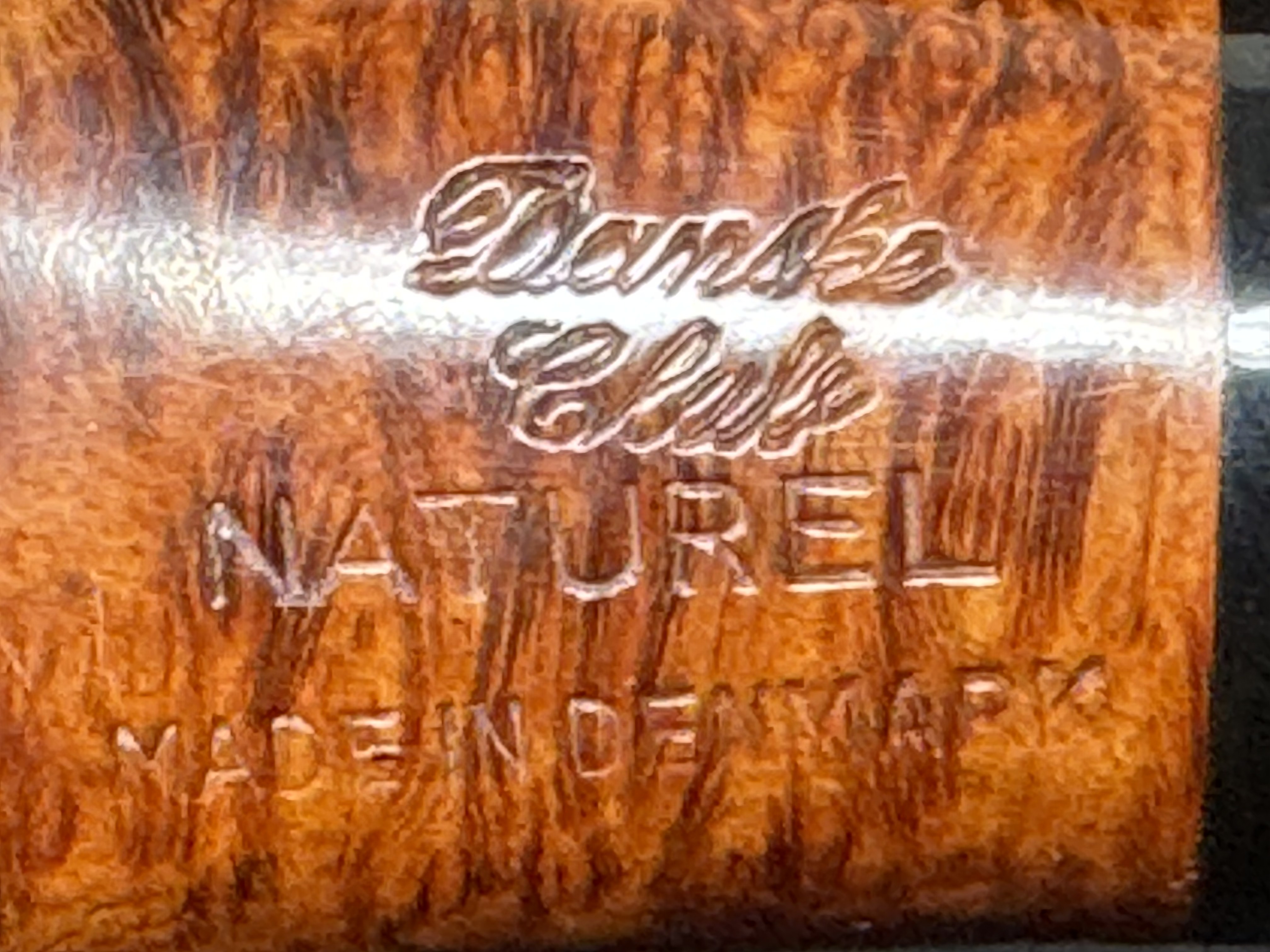Danske Club Naturel Estate Billiard Pair - Danish Briar Pipe - Brown 13