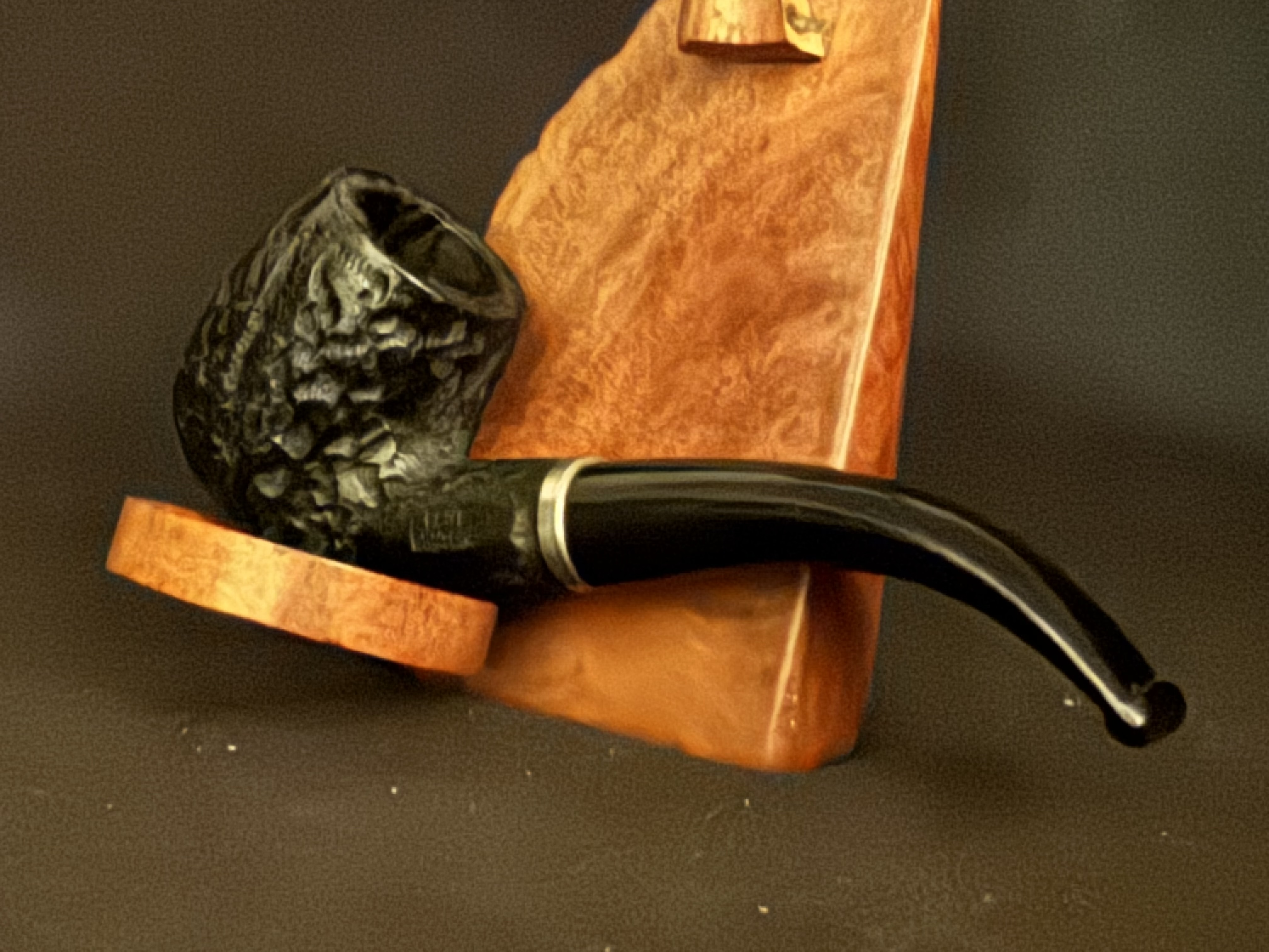 Echt Bruyere Unsmoked Rustic Bent Billiard Estate Pipe 10