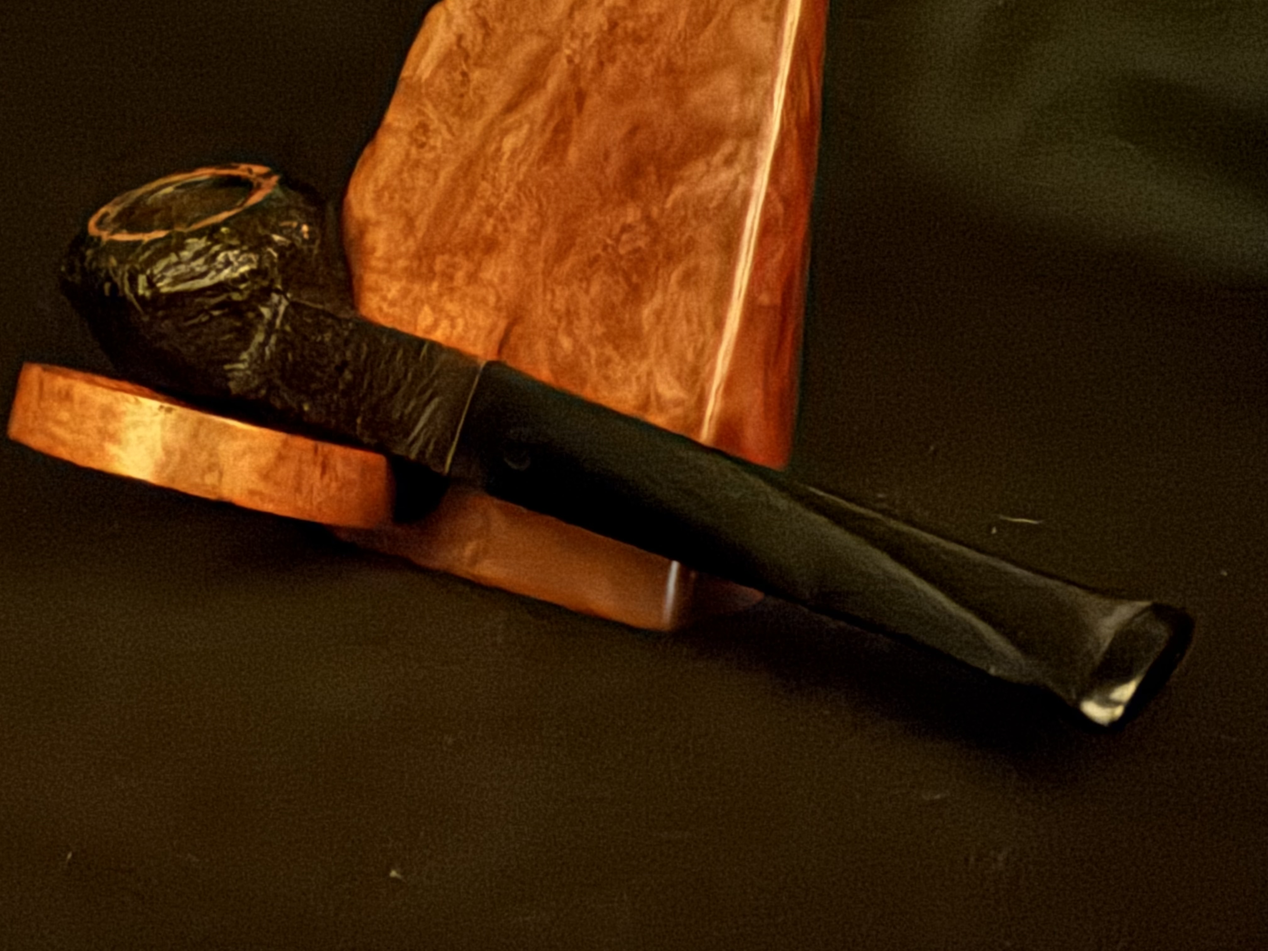 Denicotea Club Sandblast Straight Rhodesian Estate Pipe 2