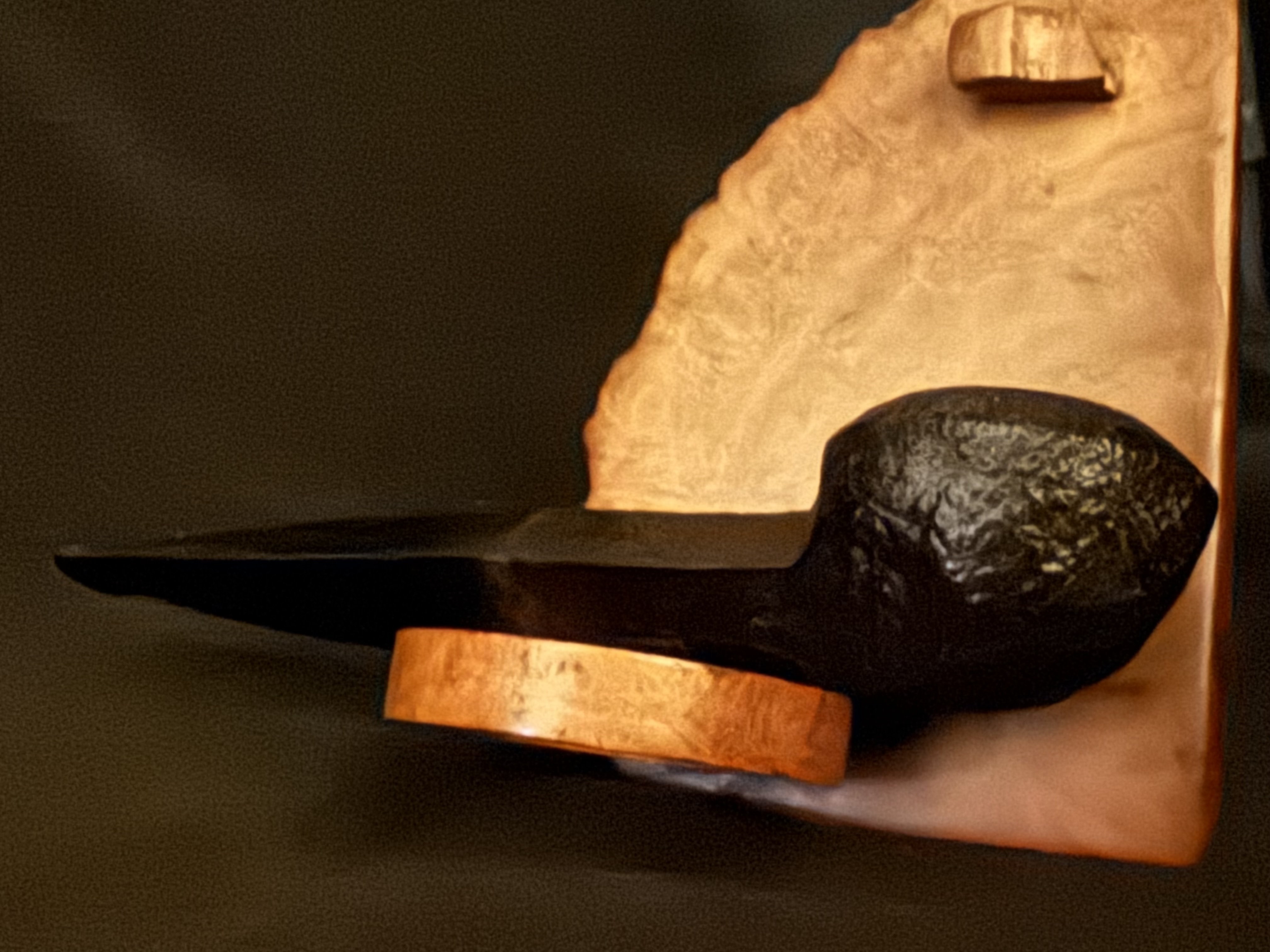 Denicotea Club Sandblast Straight Rhodesian Estate Pipe 3