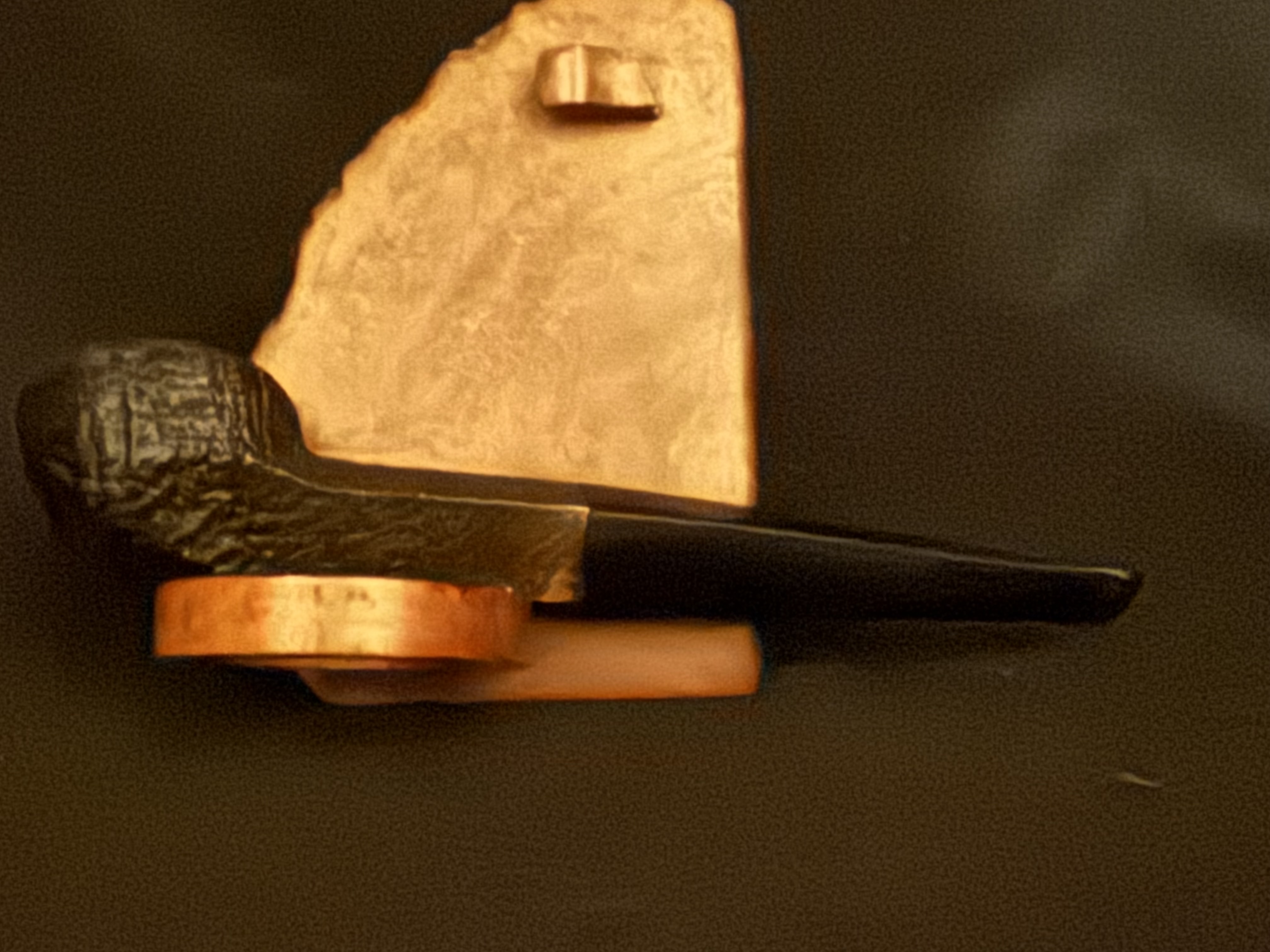 Denicotea Club Sandblast Straight Rhodesian Estate Pipe 8