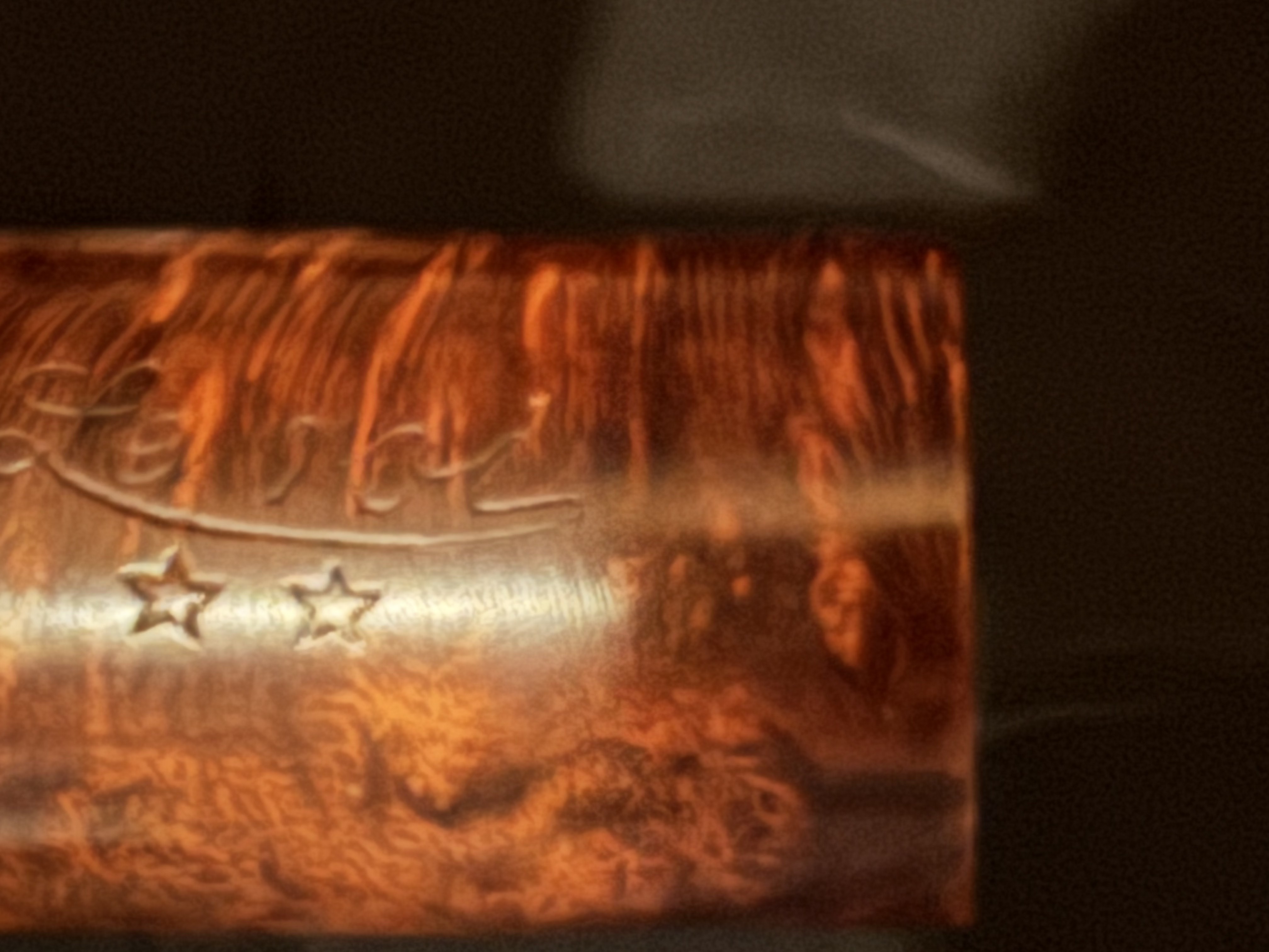 De Roi Two Star Lord Nelson (54) Smooth Straight Brandy Vulcanite Saddle Stem 9mm Filter Estate Pipe 11