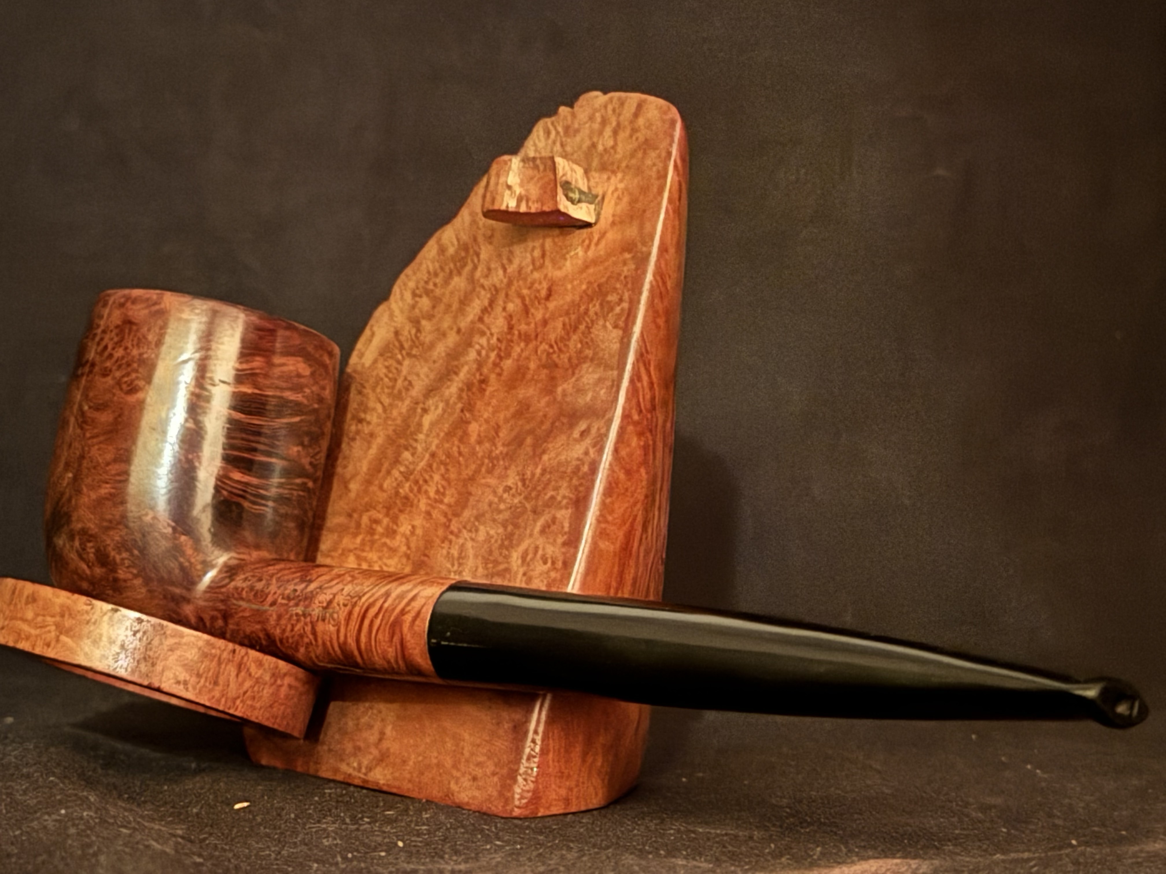 Denicotea Curing 0800 Durable Bruyere Smooth Briar Straight Billiard Estate Pipe 8