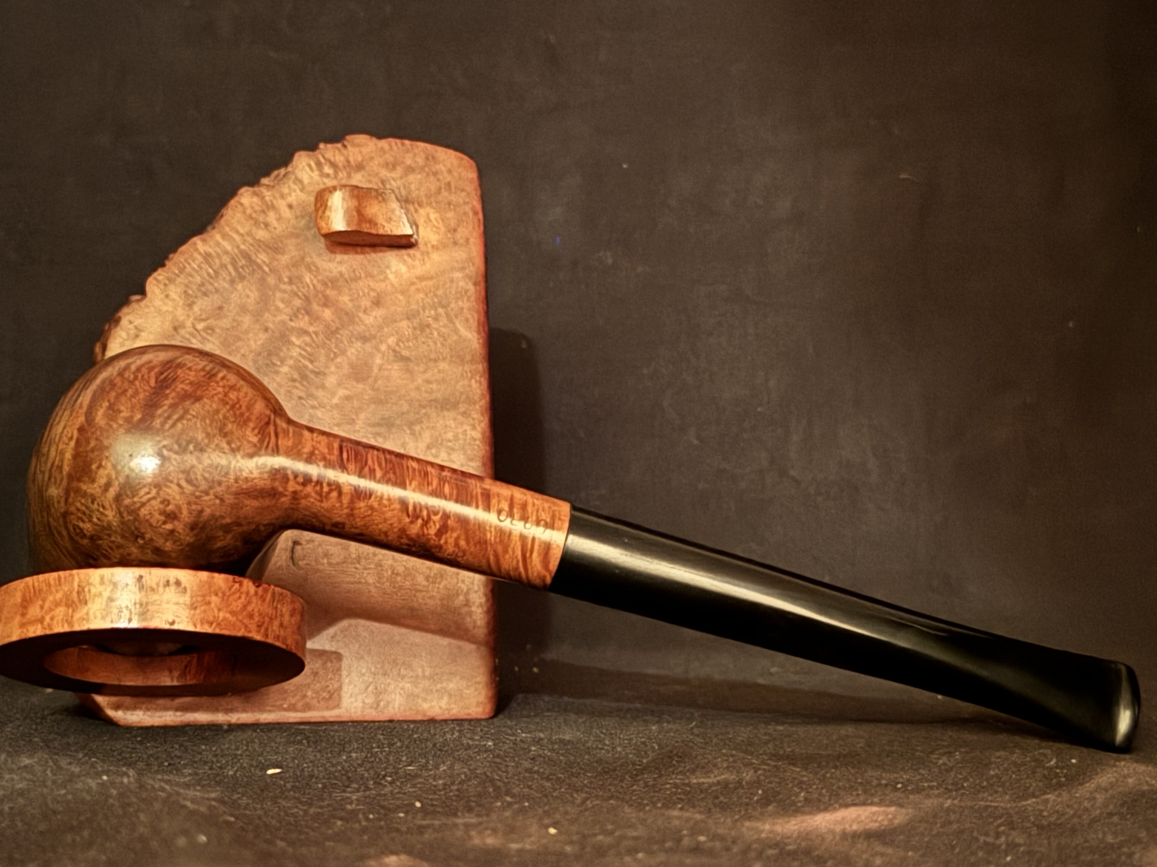 Denicotea Curing 0800 Durable Bruyere Smooth Briar Straight Billiard Estate Pipe 6