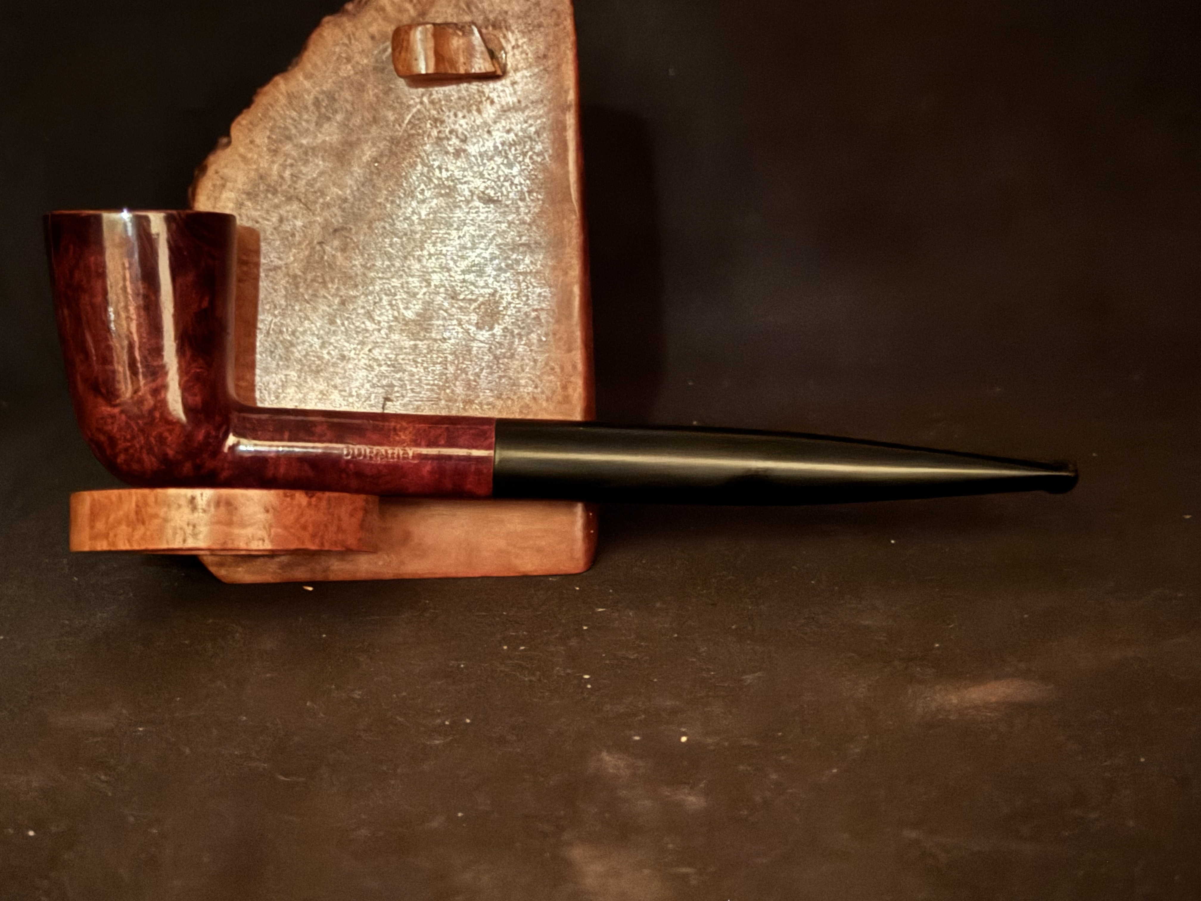 Denicotea Durable Yacht Bruyere Extra 1000 Smooth Briar Estate Pipe with 9mm Filter and Vulcanite Stem 4