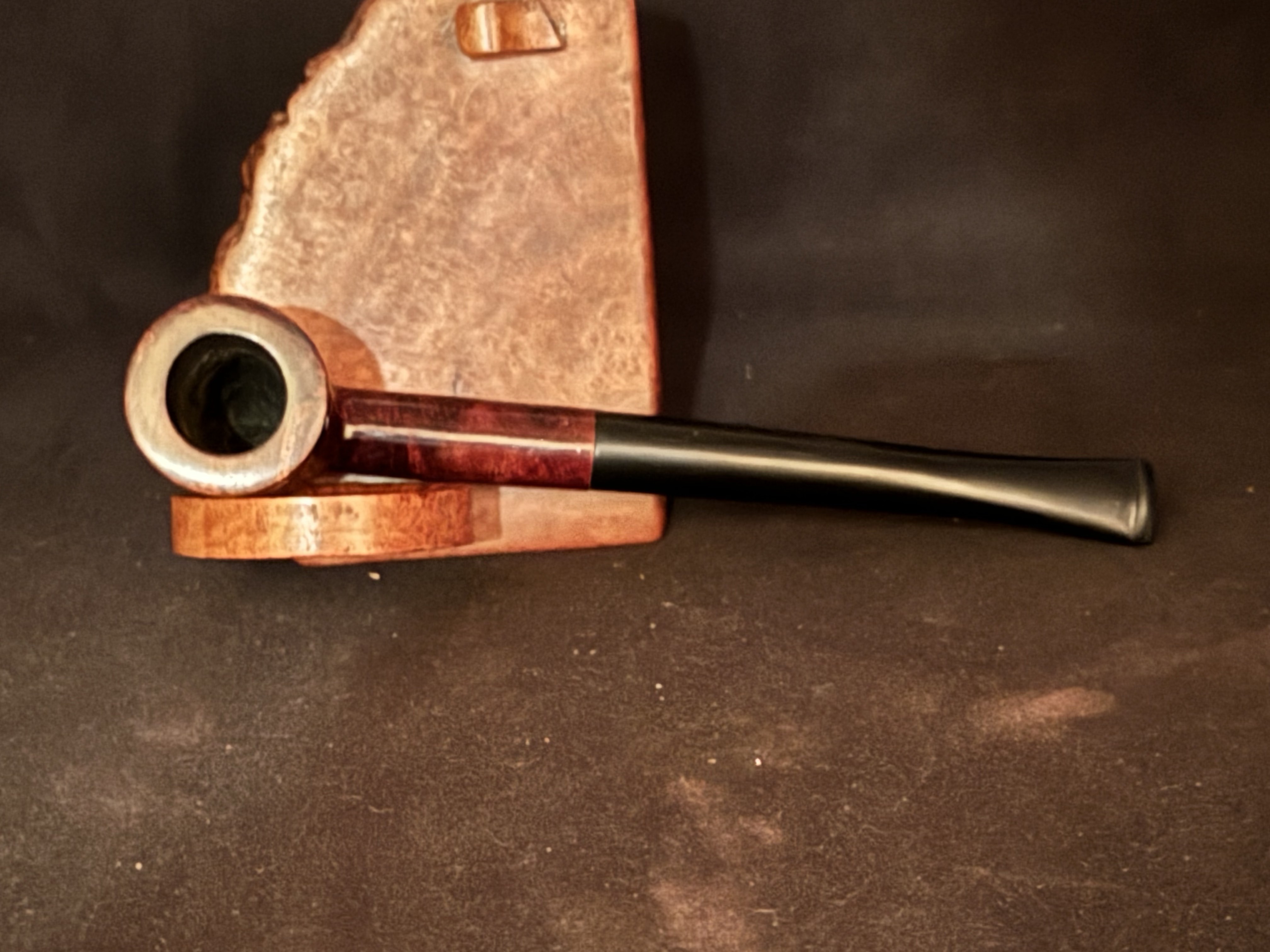 Denicotea Durable Yacht Bruyere Extra 1000 Smooth Briar Estate Pipe with 9mm Filter and Vulcanite Stem 8