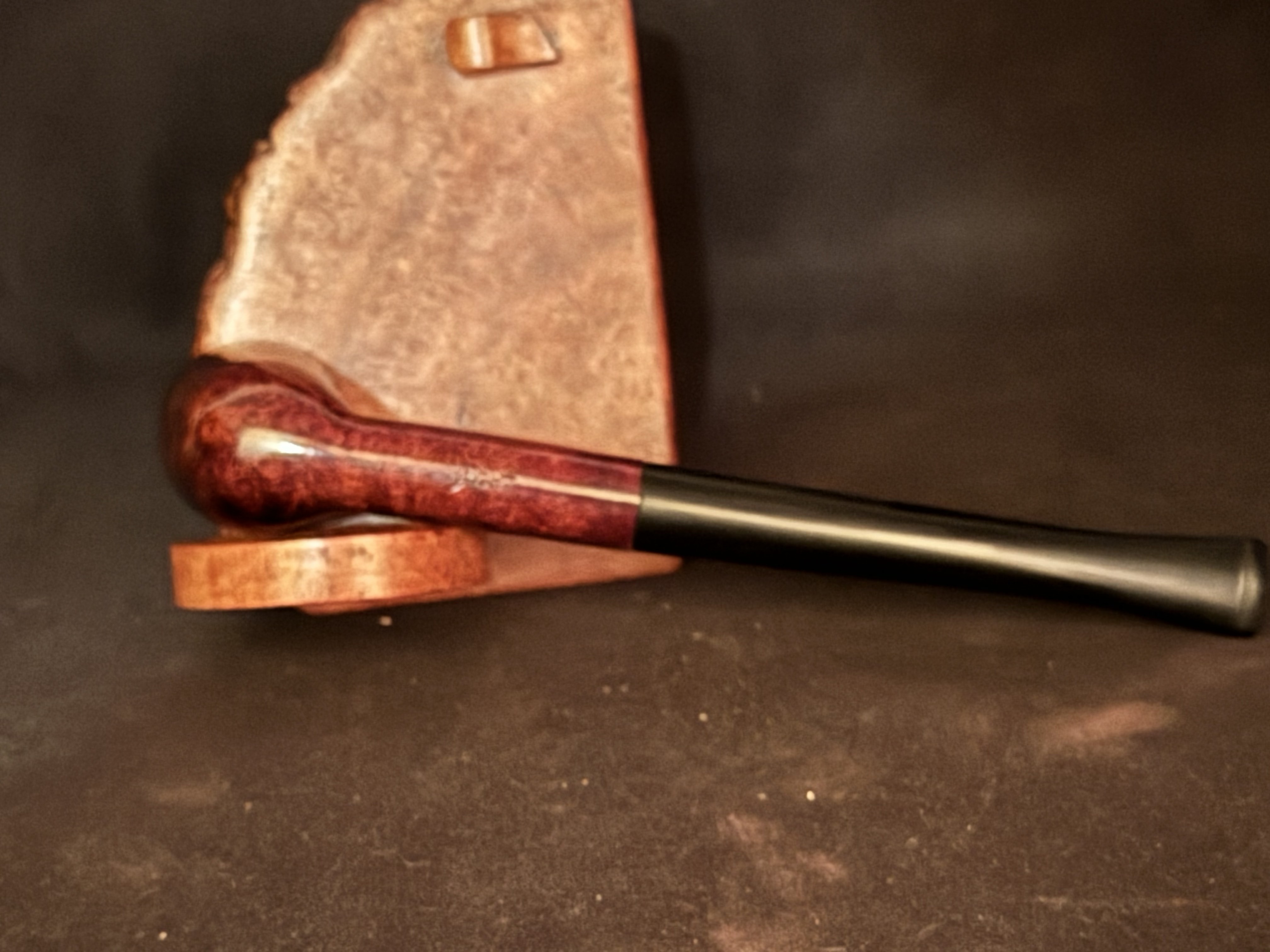 Denicotea Durable Yacht Bruyere Extra 1000 Smooth Briar Estate Pipe with 9mm Filter and Vulcanite Stem 9