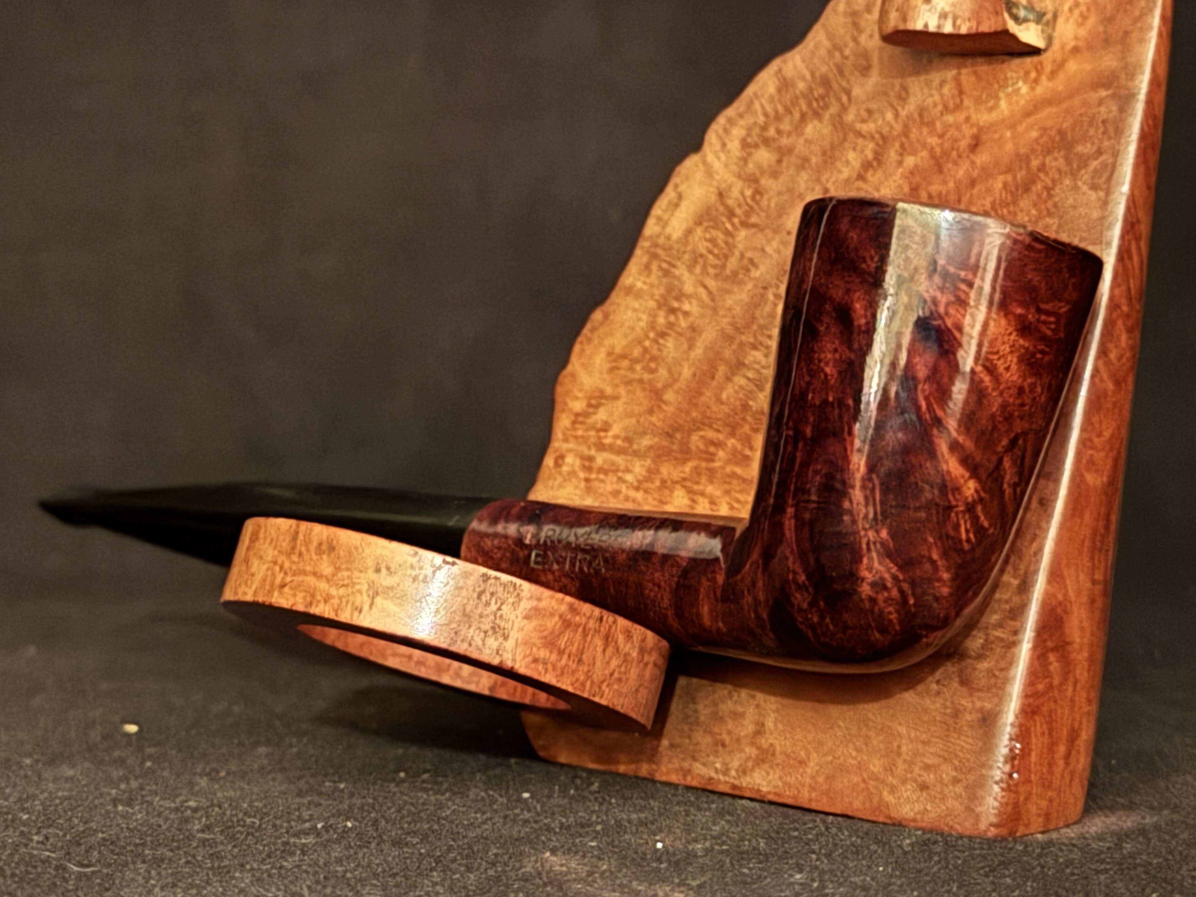 Denicotea Durable Yacht Bruyere Extra 1000 Smooth Briar Estate Pipe with 9mm Filter and Vulcanite Stem 10