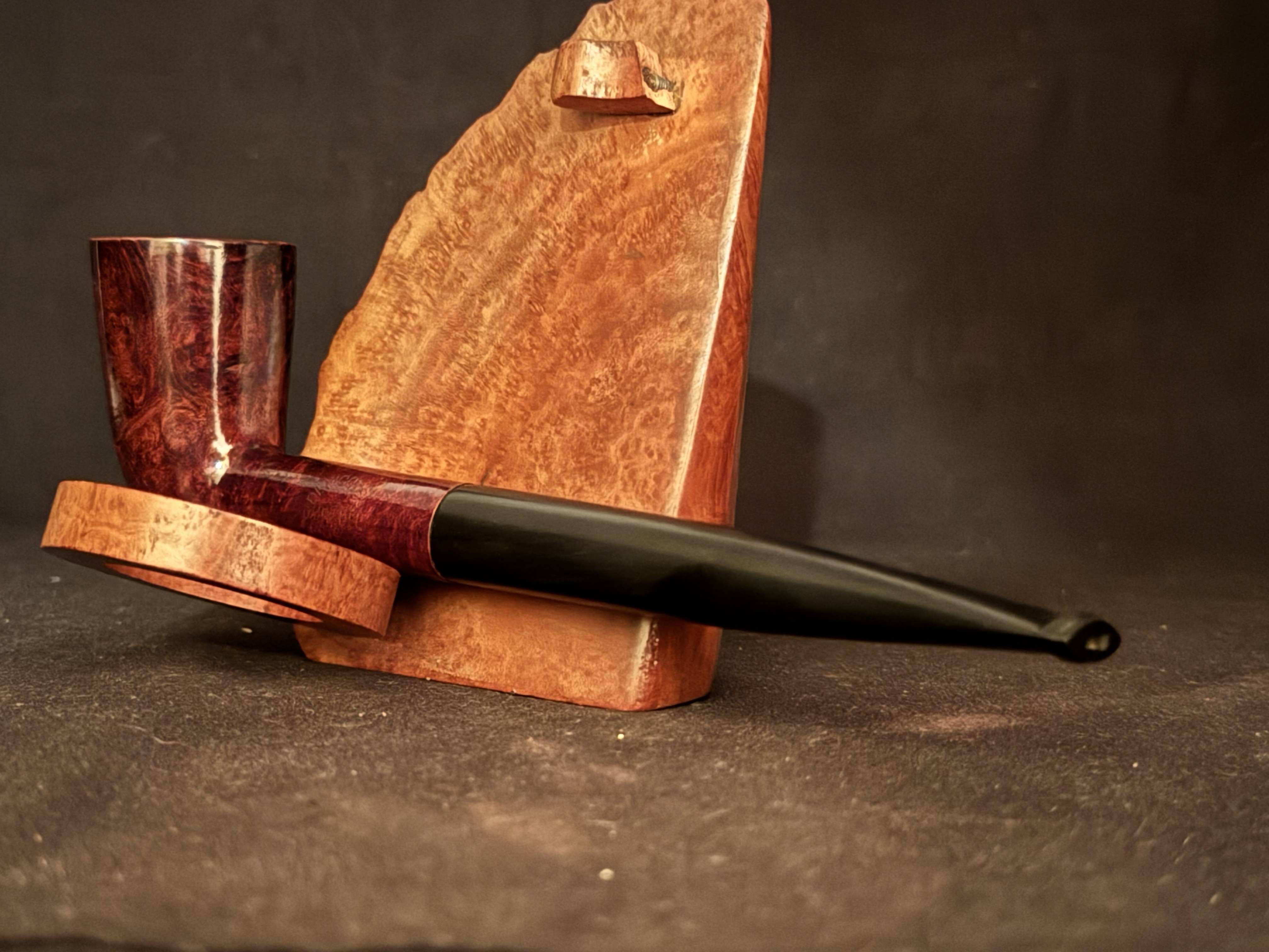 Denicotea Durable Yacht Bruyere Extra 1000 Smooth Briar Estate Pipe with 9mm Filter and Vulcanite Stem 11