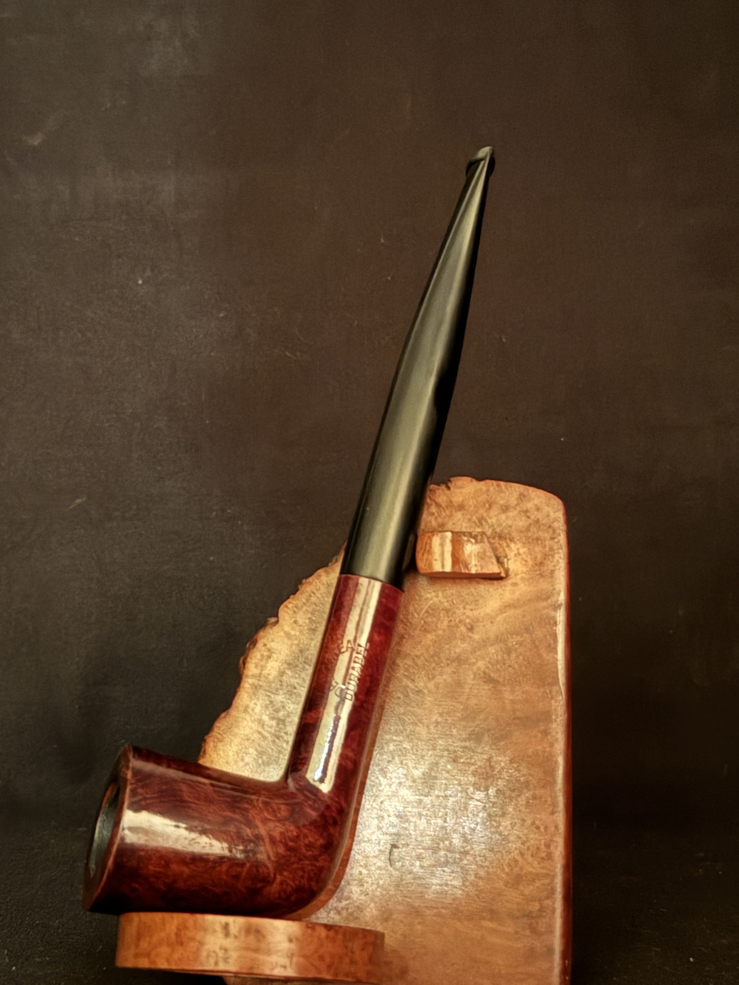 Denicotea Durable Yacht Bruyere Extra 1000 Smooth Briar Estate Pipe with 9mm Filter and Vulcanite Stem 12
