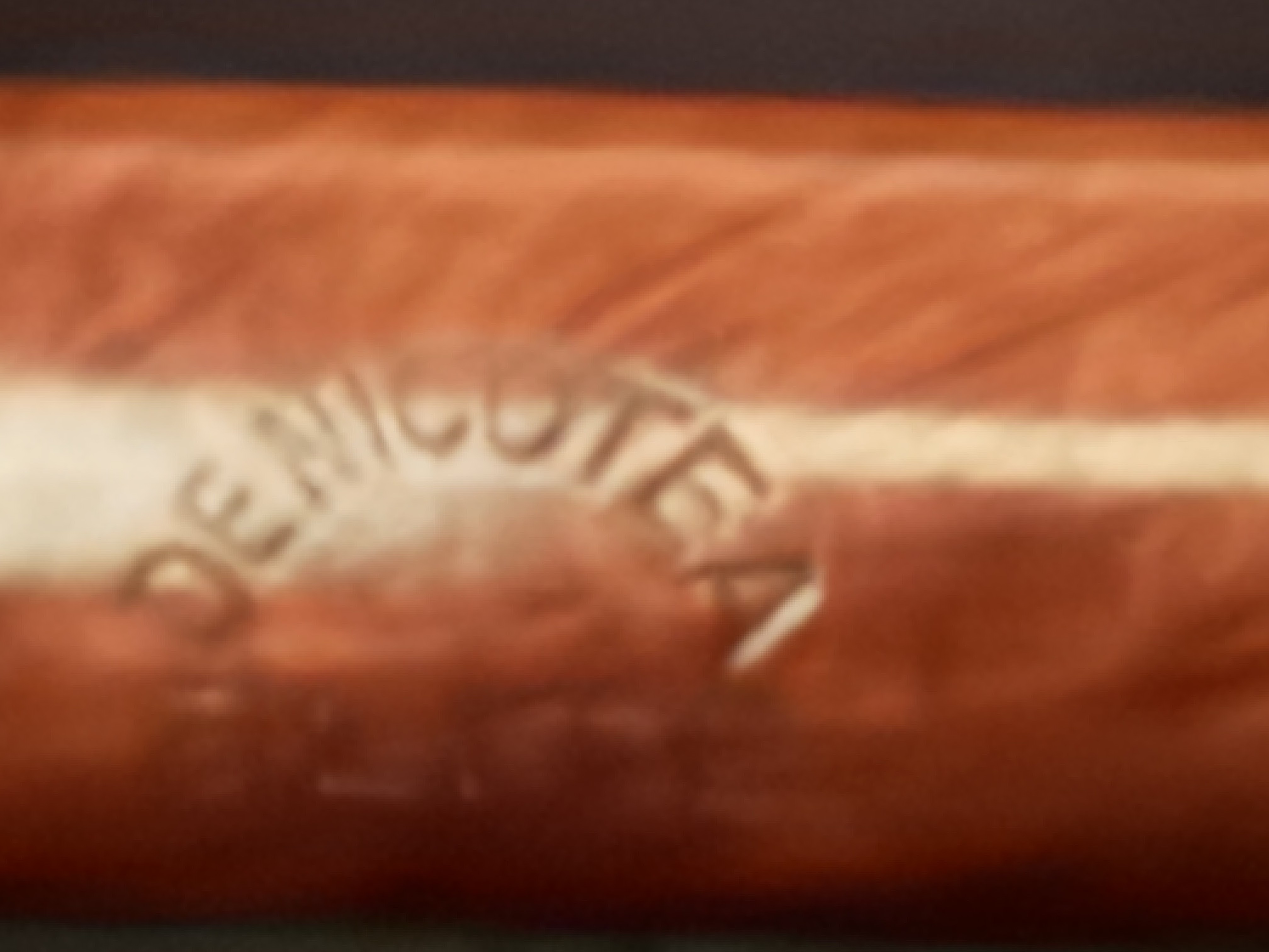 Denicotea Elite Rocket Bruyere Extra Smooth Straight Pot Vulcanite Saddle Stem 9mm Filter Estate Pipe 15