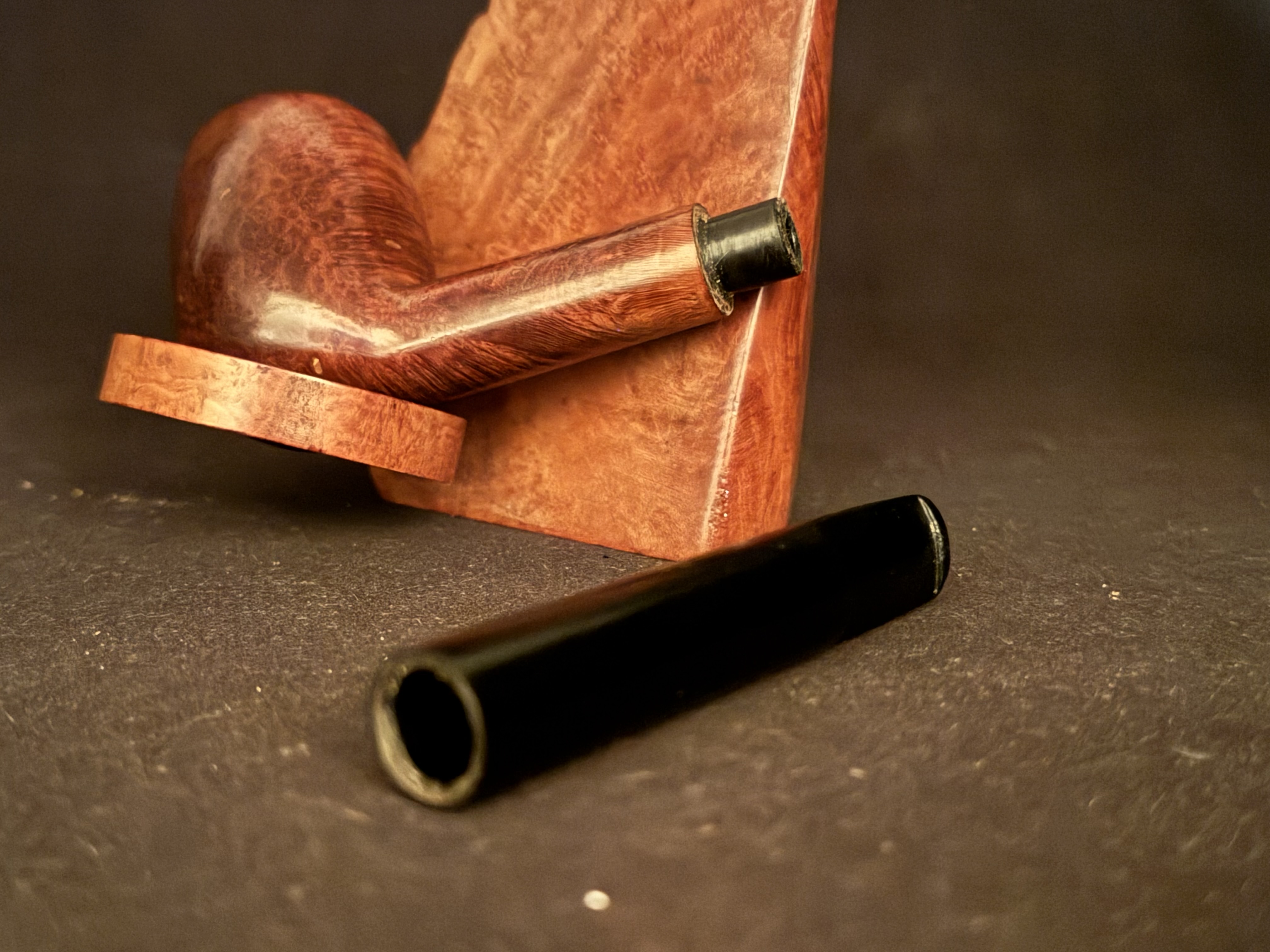 Denicote Deluxe 771 Regatta Straight Billiard Estate Pipe 9