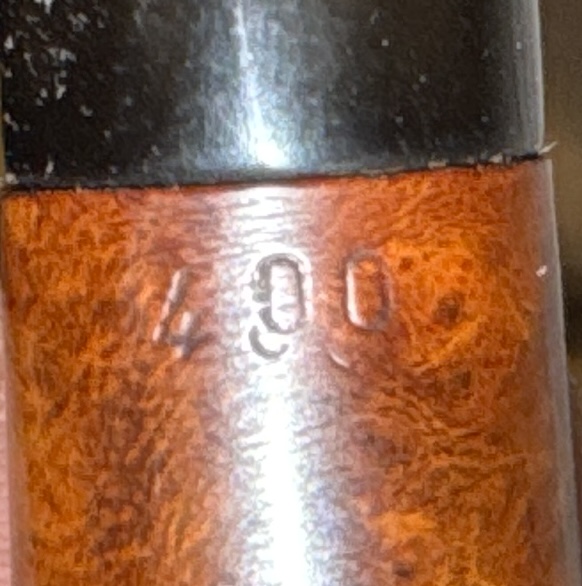 Denicotea Deluxe Curling Bruyere Estate Pipe - Smooth Straight Briar, 9mm Filter, Fishtail Stem 11