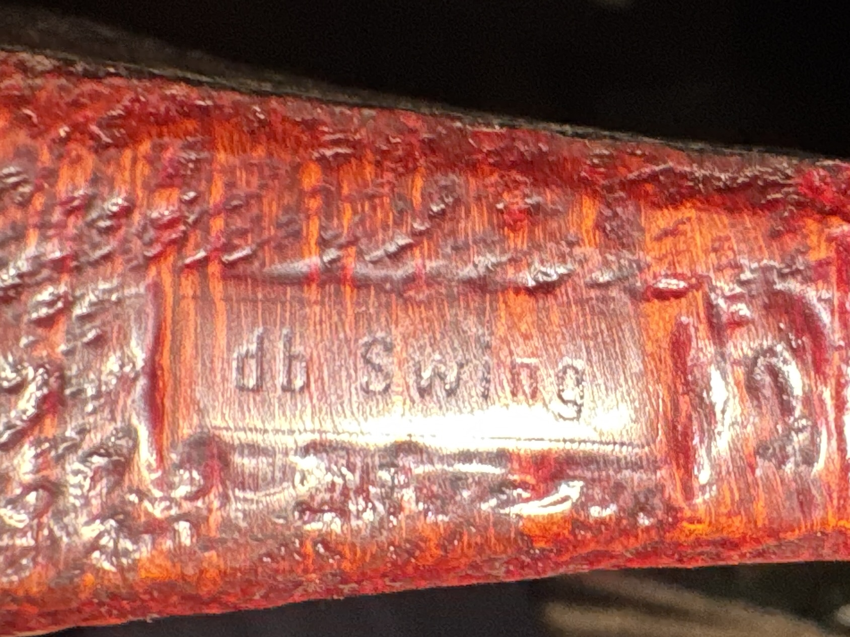 Design Berlin Swing Sandblast Paneled Freehand Sitter Pipe, 9mm Filter, Fishtail 16
