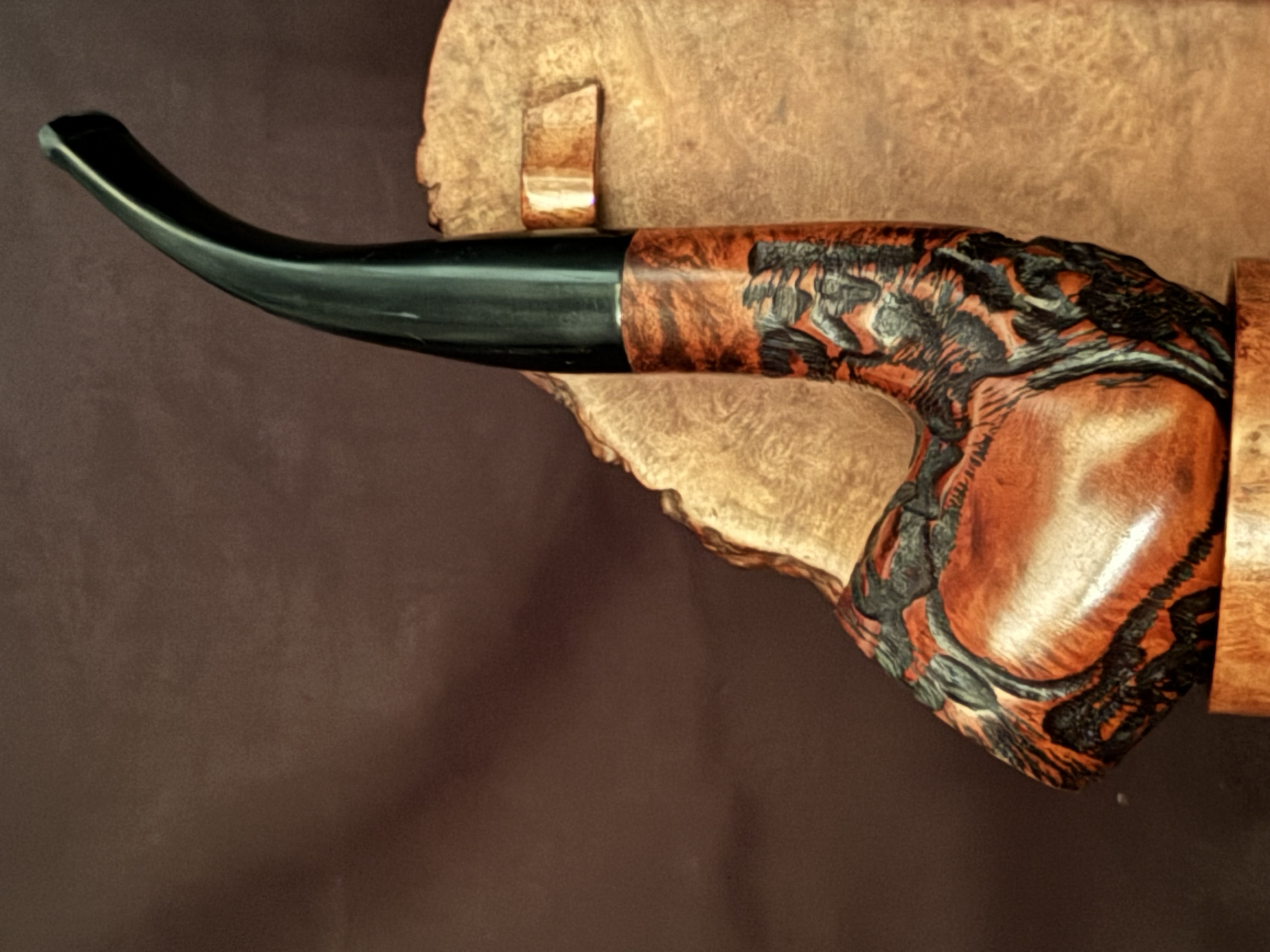 Dr Hardy Pisa Rustic Bent Billiard Estate Pipe
