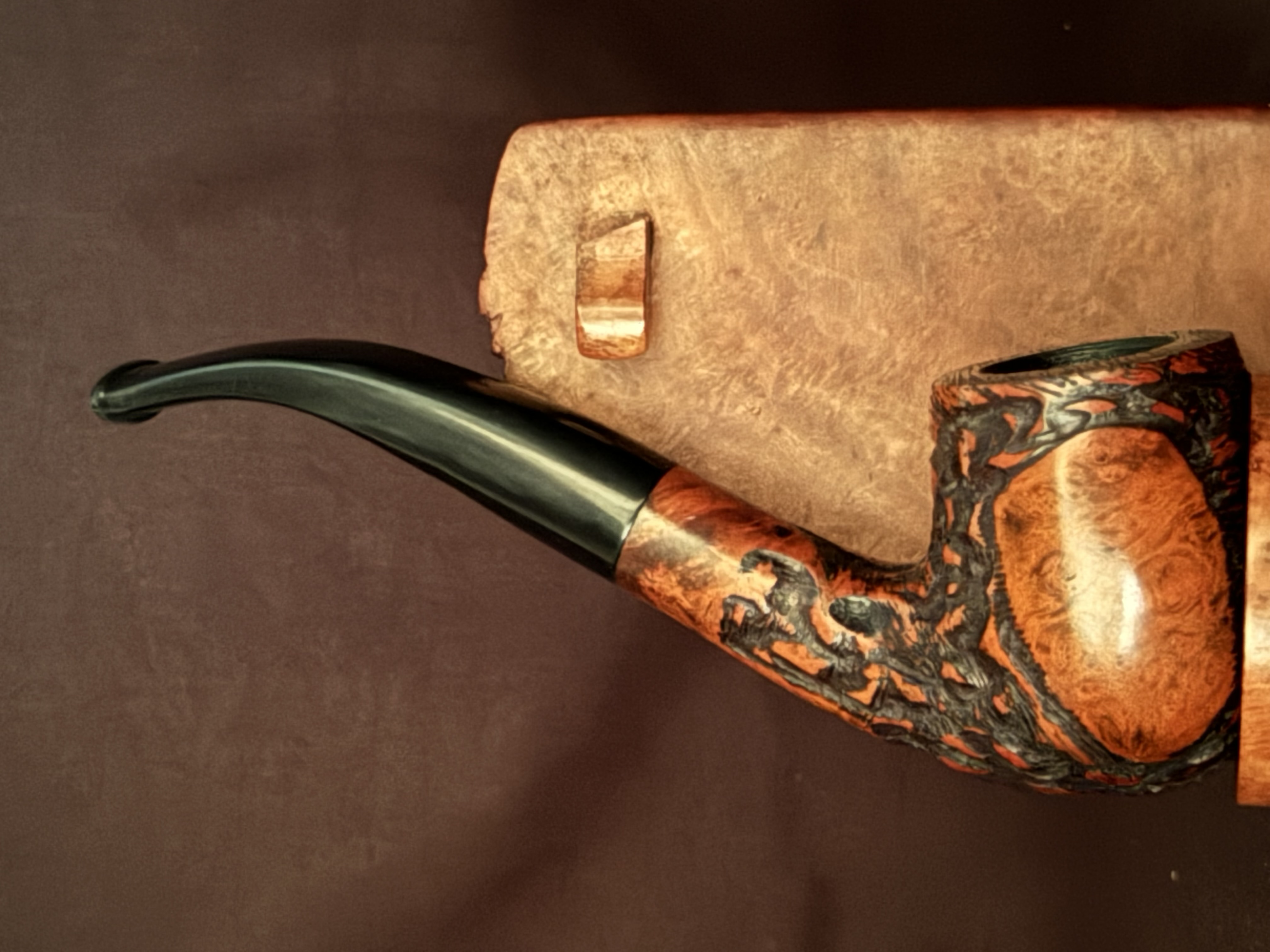 Dr Hardy Pisa Rustic Bent Billiard Estate Pipe 4