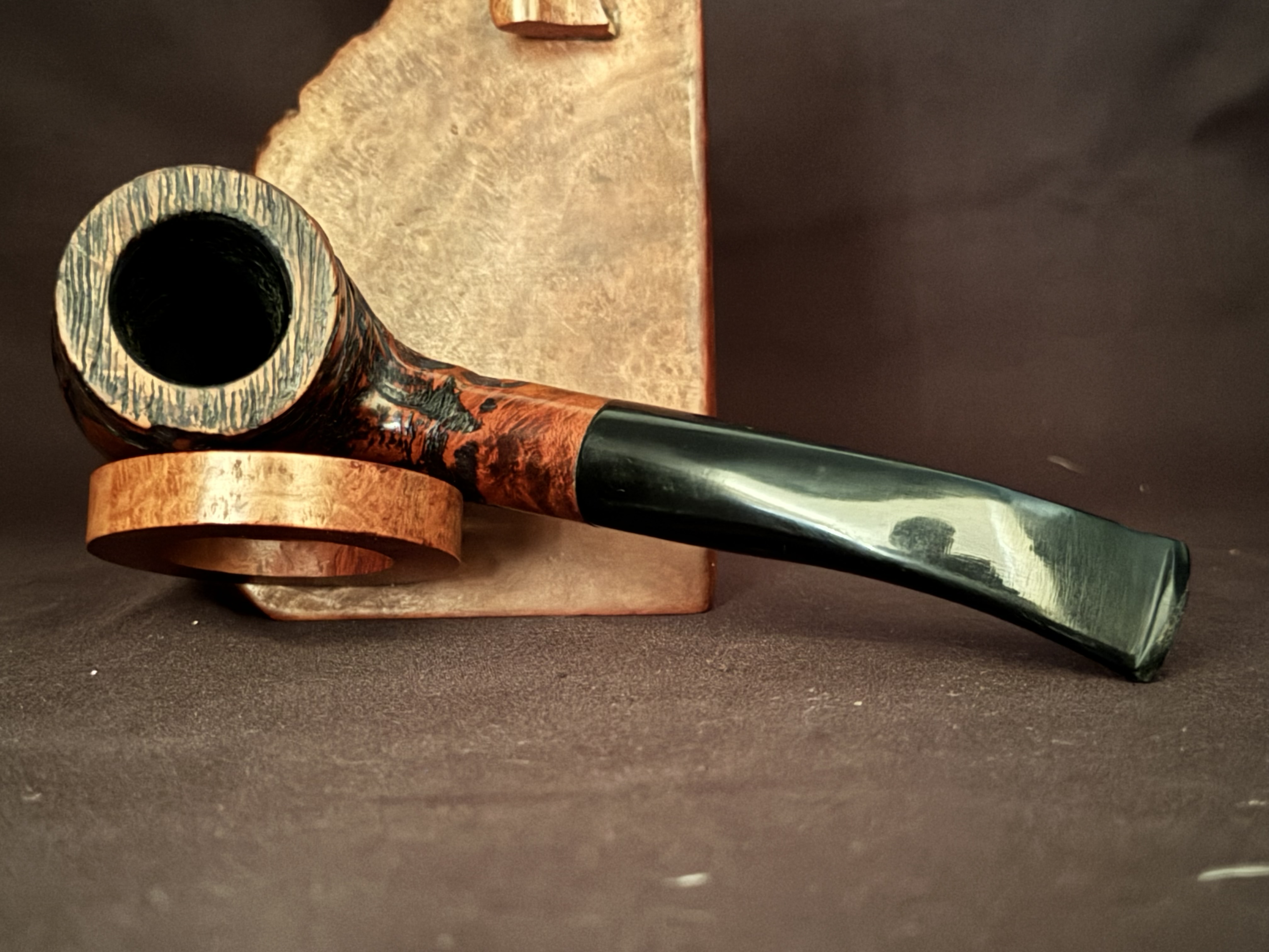 Dr Hardy Pisa Rustic Bent Billiard Estate Pipe 7