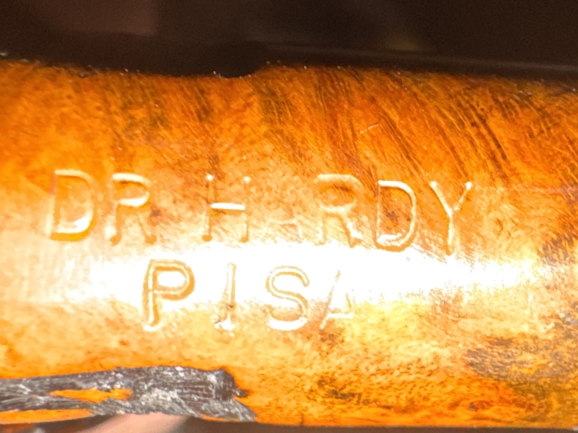 Dr Hardy Pisa Rustic Bent Billiard Estate Pipe 8