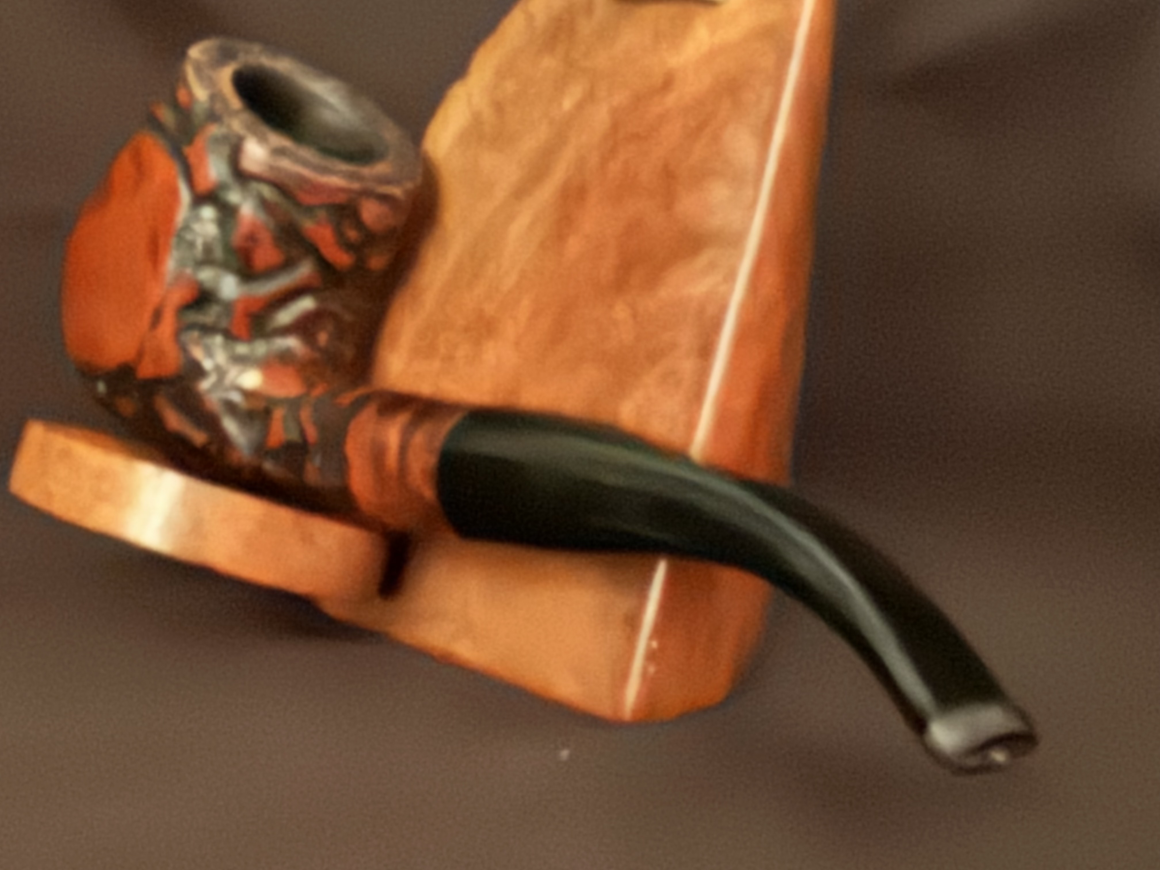 Dr Hardy Pisa Rustic Bent Billiard Estate Pipe 10